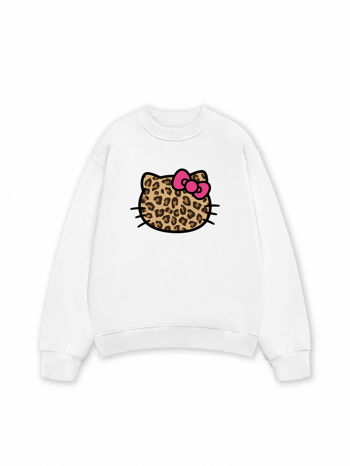 Áo Sweater Nỉ Hai Da Urban Leopard Kitty