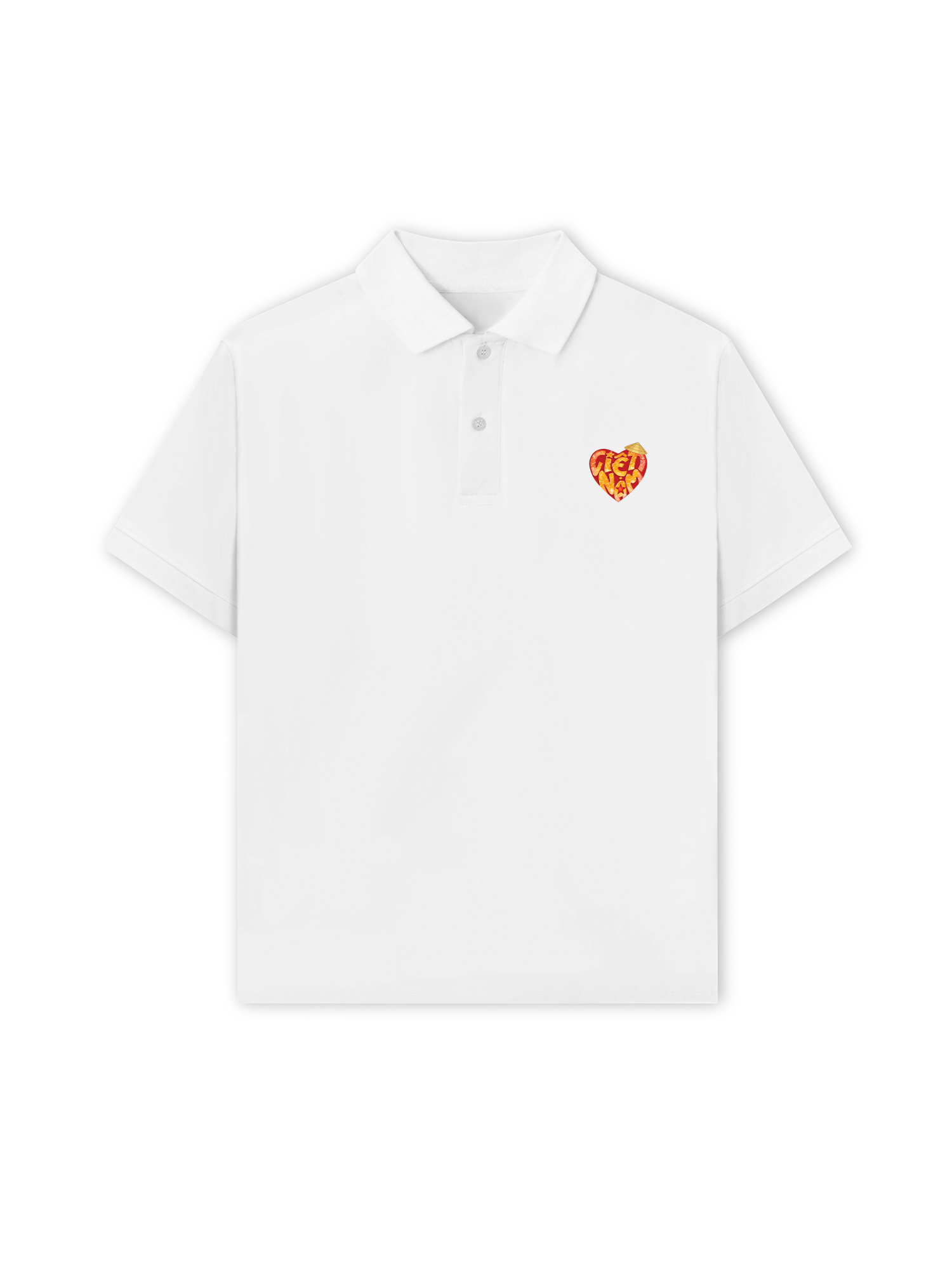Áo Polo Nữ/ Áo Polo Nam Việt Nam Trái Tim