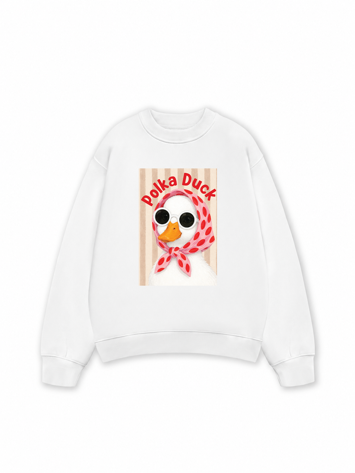 Áo Sweater Nỉ Hai Da Farm Polka Duck