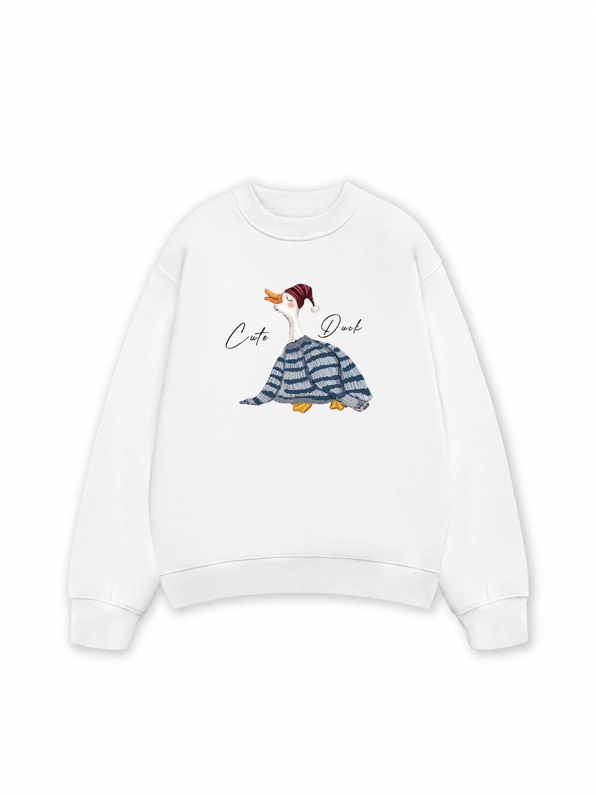 Áo Sweater Nỉ Hai Da Farm Cute Duck