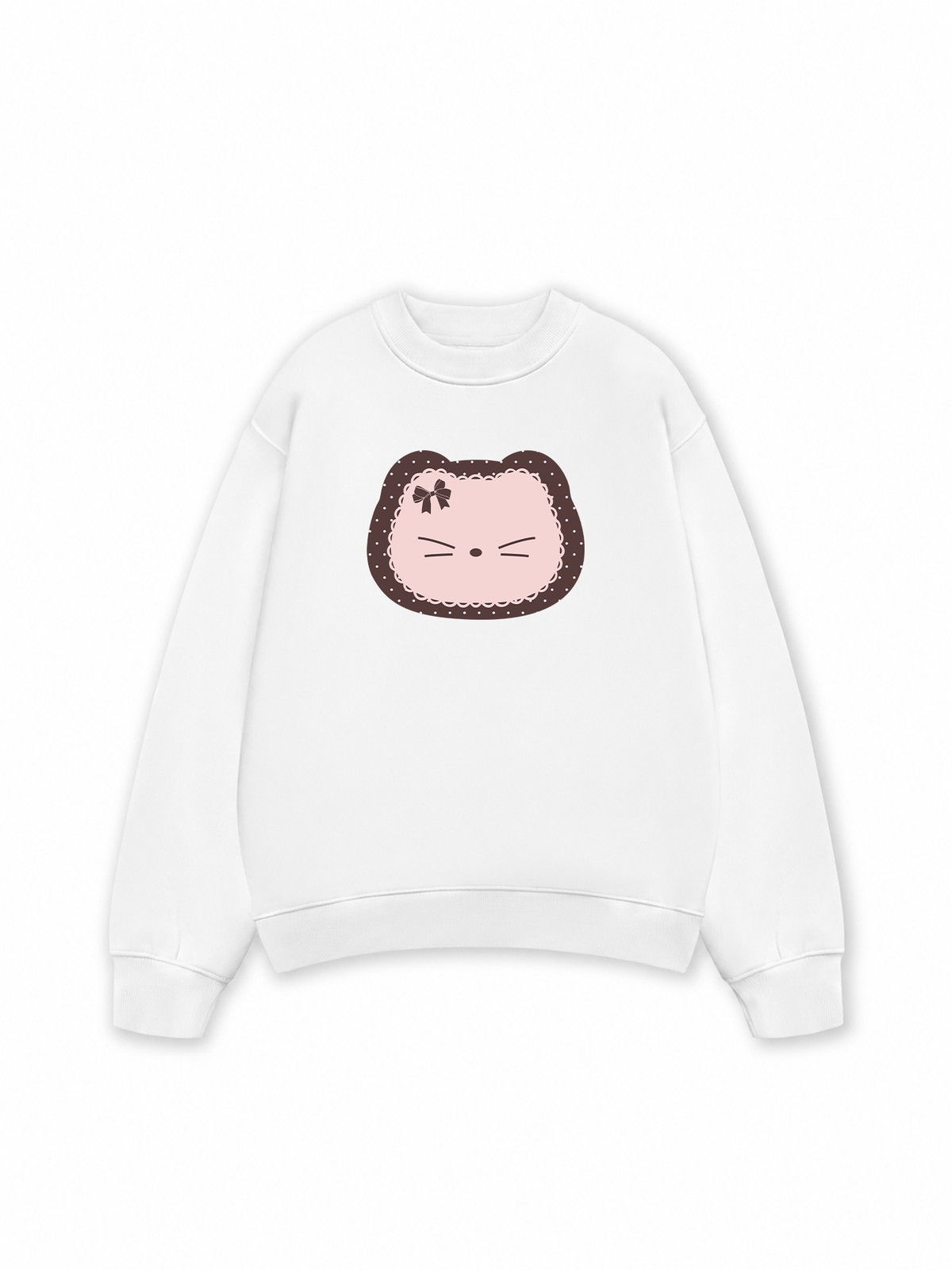Áo Sweater Nỉ Hai Da Dotty Mood Cute Cat