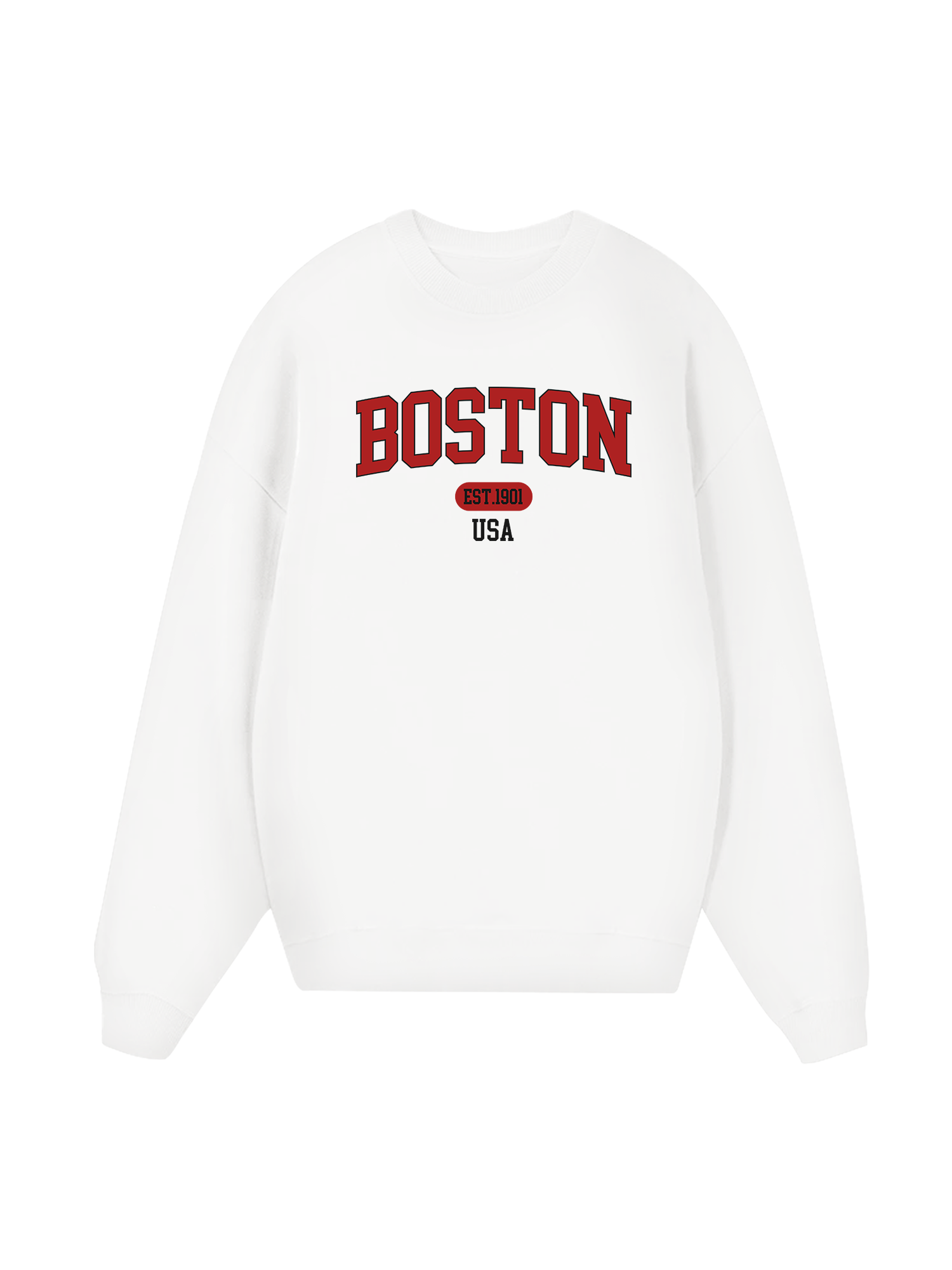 Baseball Collage Boston Sweater