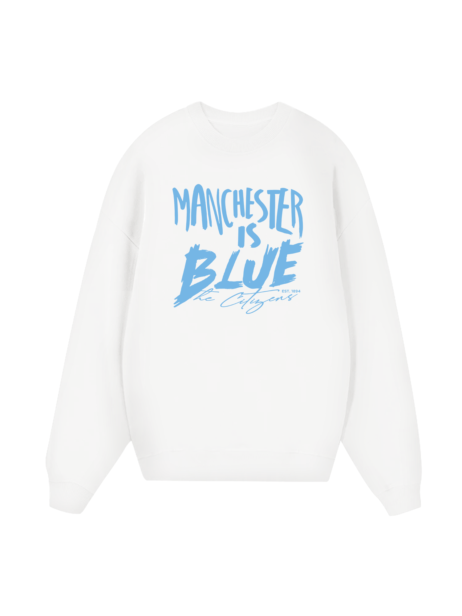 Manchester is Blue Sweater