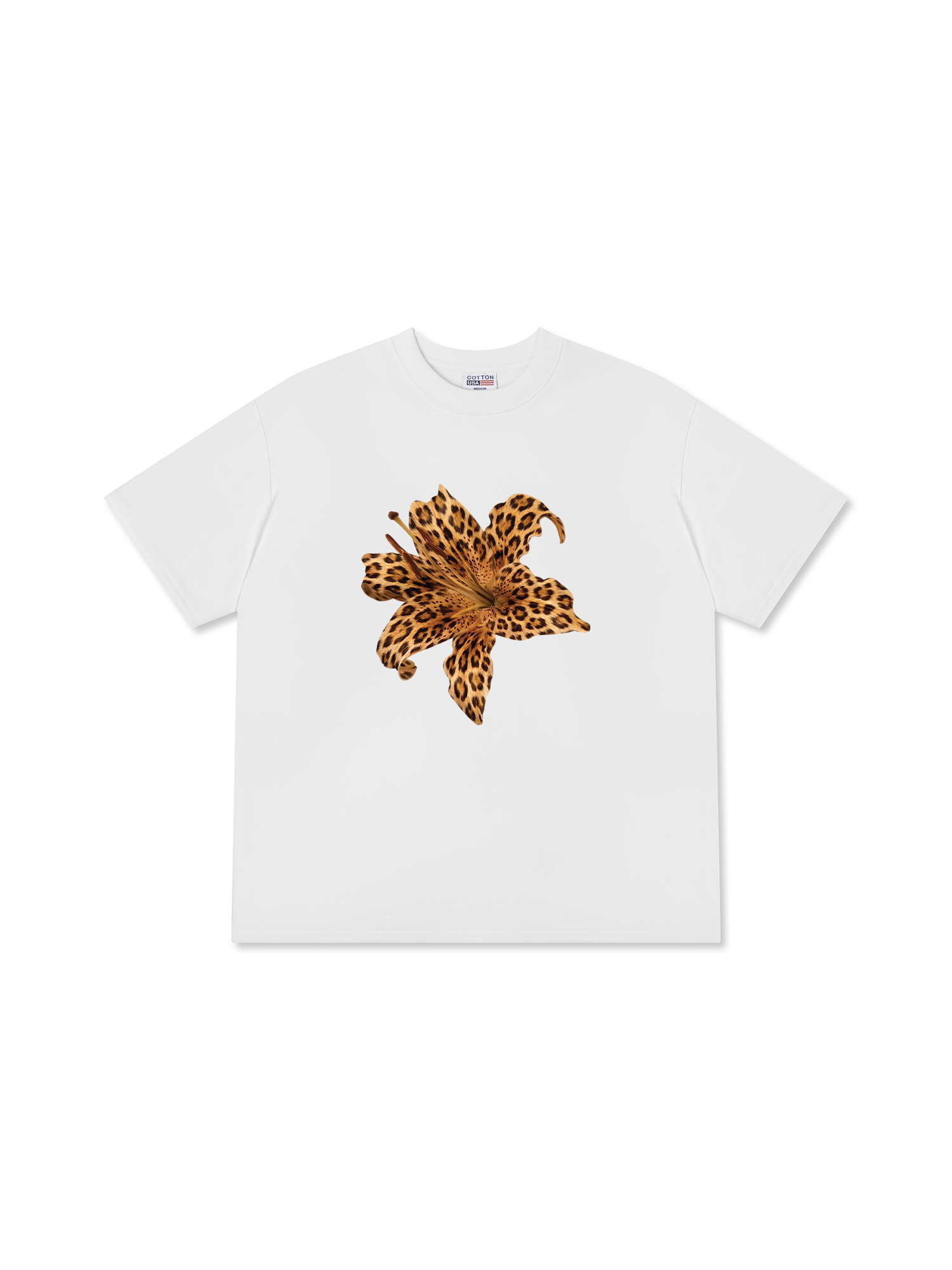 Áo Thun Relaxed Fit Urban Leopard Flower