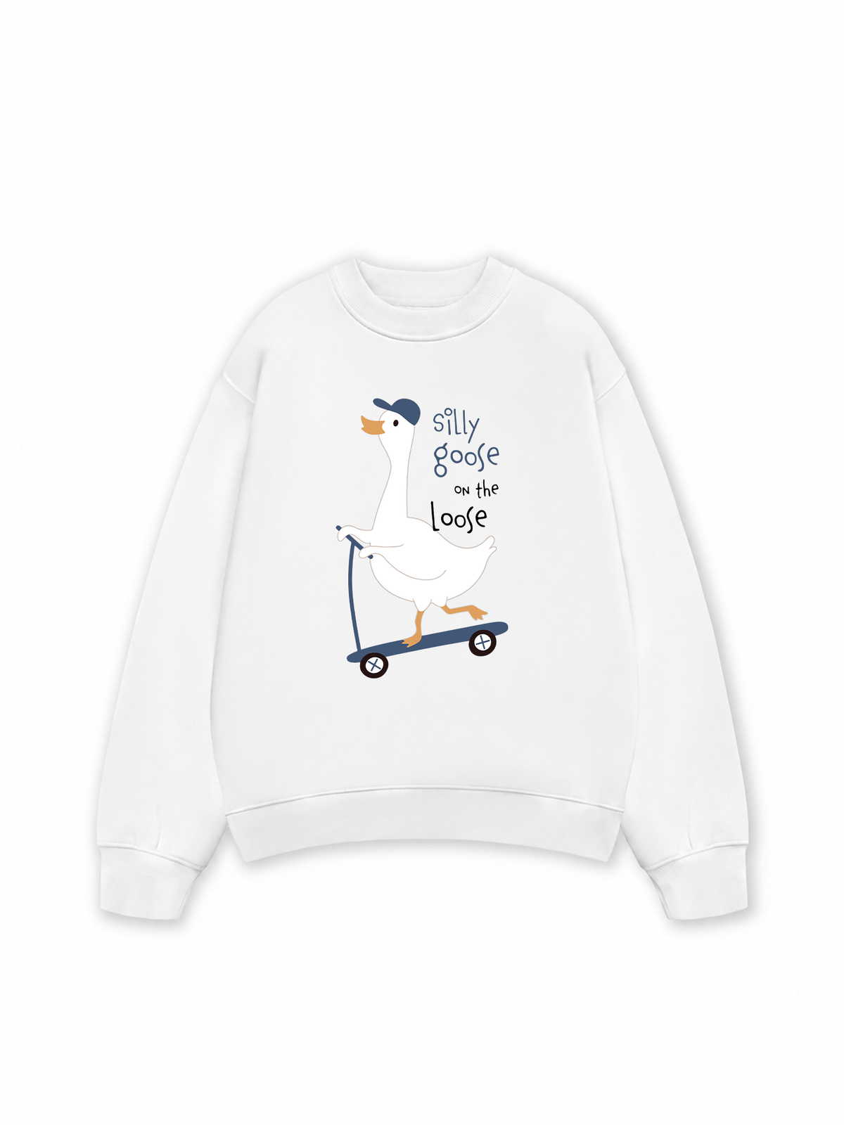 Áo Sweater Nỉ Hai Da Farm Silly Goose On The Loose