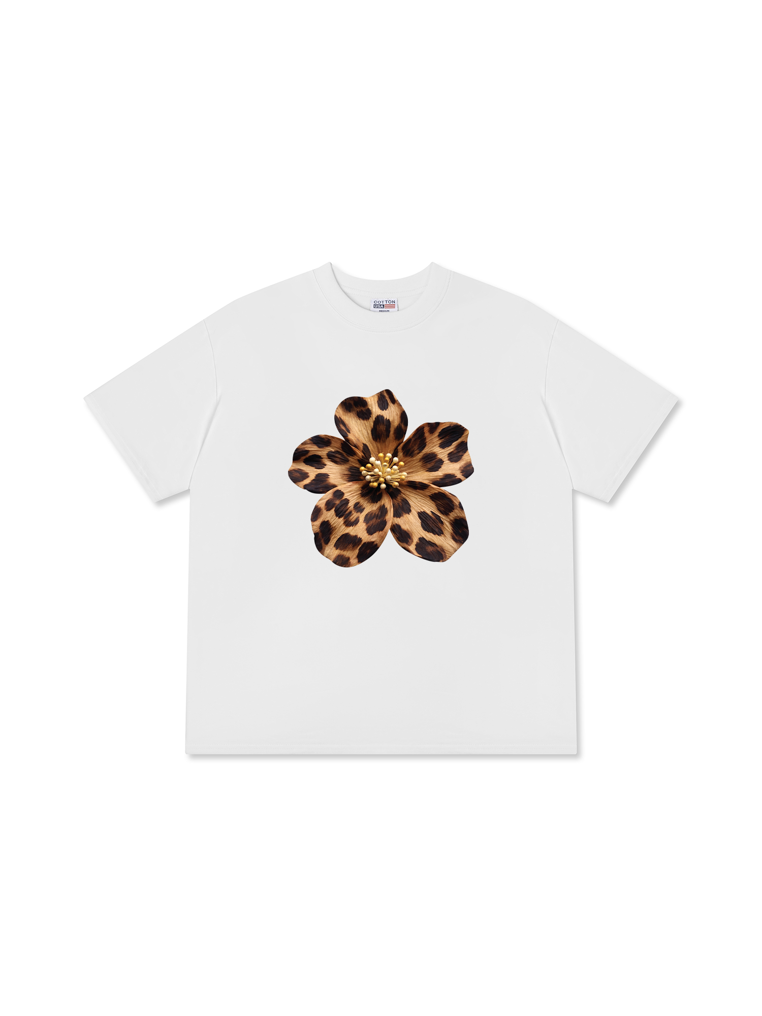 Áo Thun Relaxed Fit Urban Leopard Safari Spotted Petals