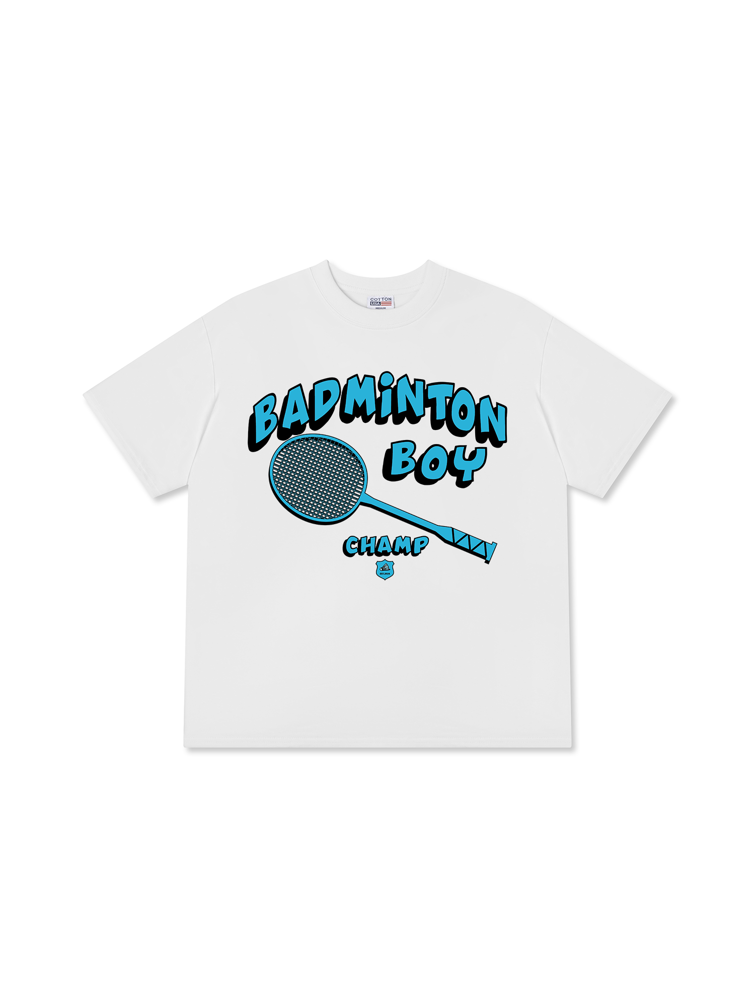 Áo Thun Relaxed Fit Badminton Boy