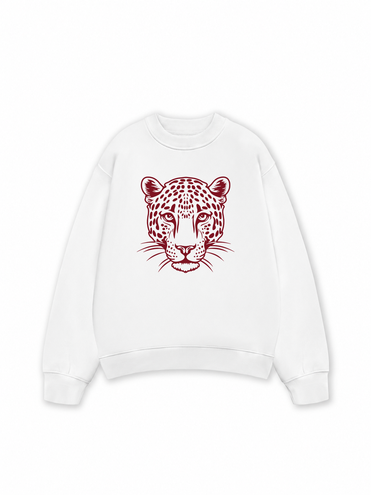 Áo Sweater Nỉ Hai Da Urban Leopard Feline Face
