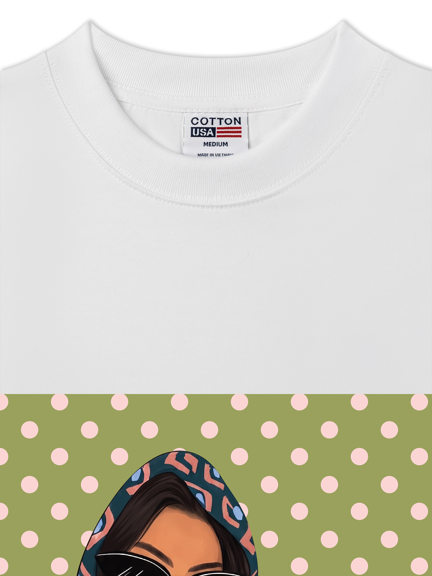Áo Thun Relaxed Fit Farm Cool Polka Dot Duck