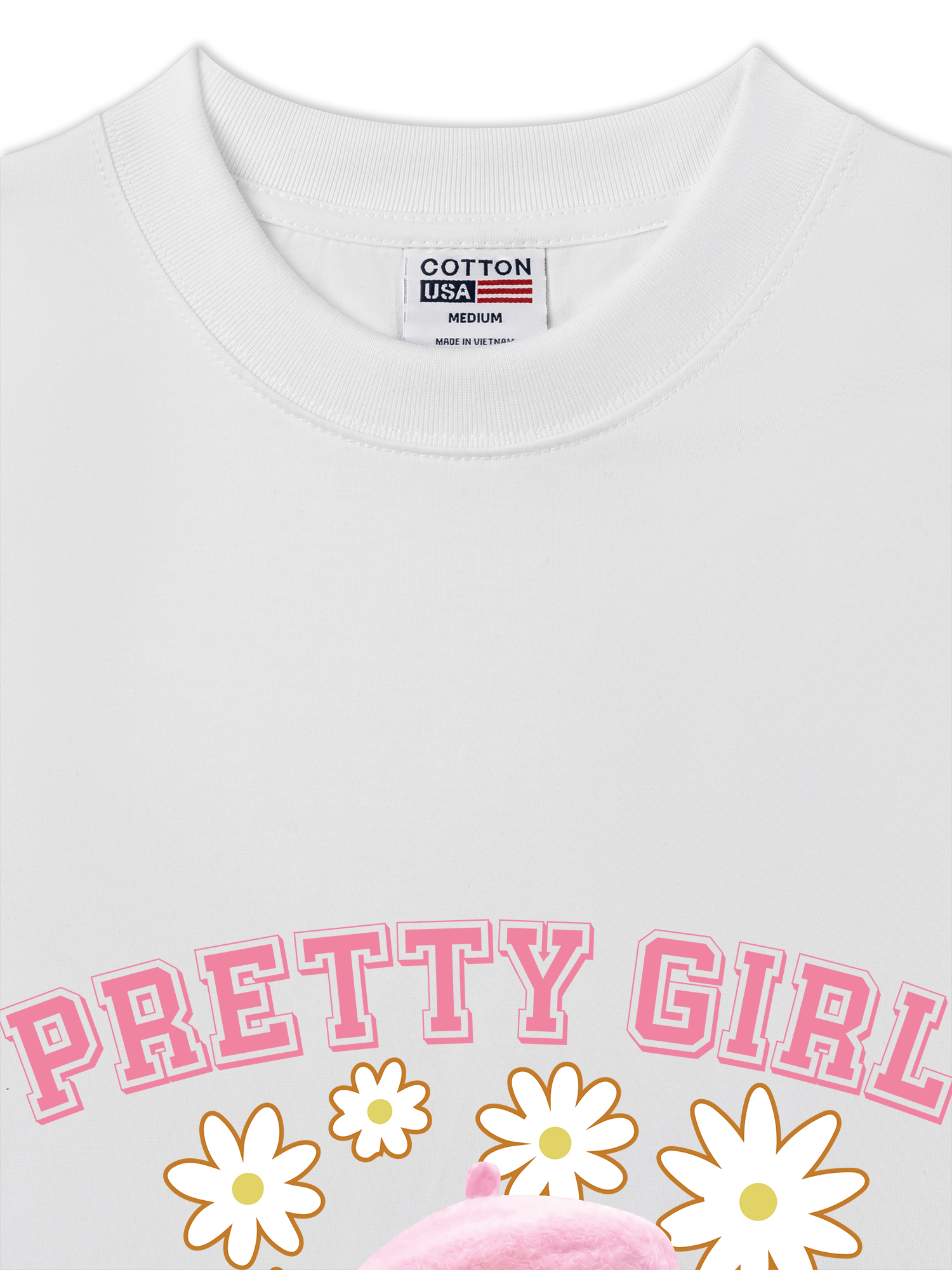 Áo Thun Relaxed Fit Cute Gang Pretty Girl