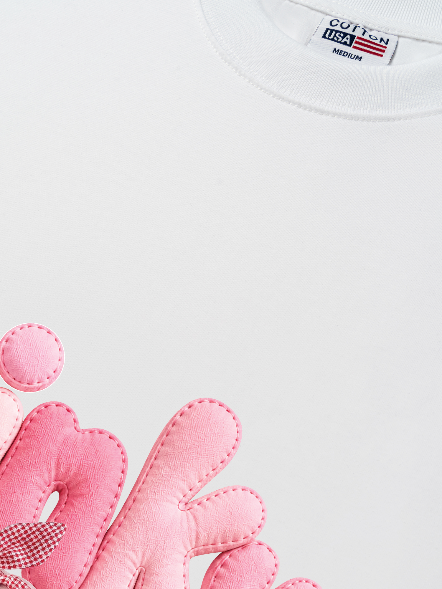Áo Thun Relaxed Fit Cute Gang Pinky Girl
