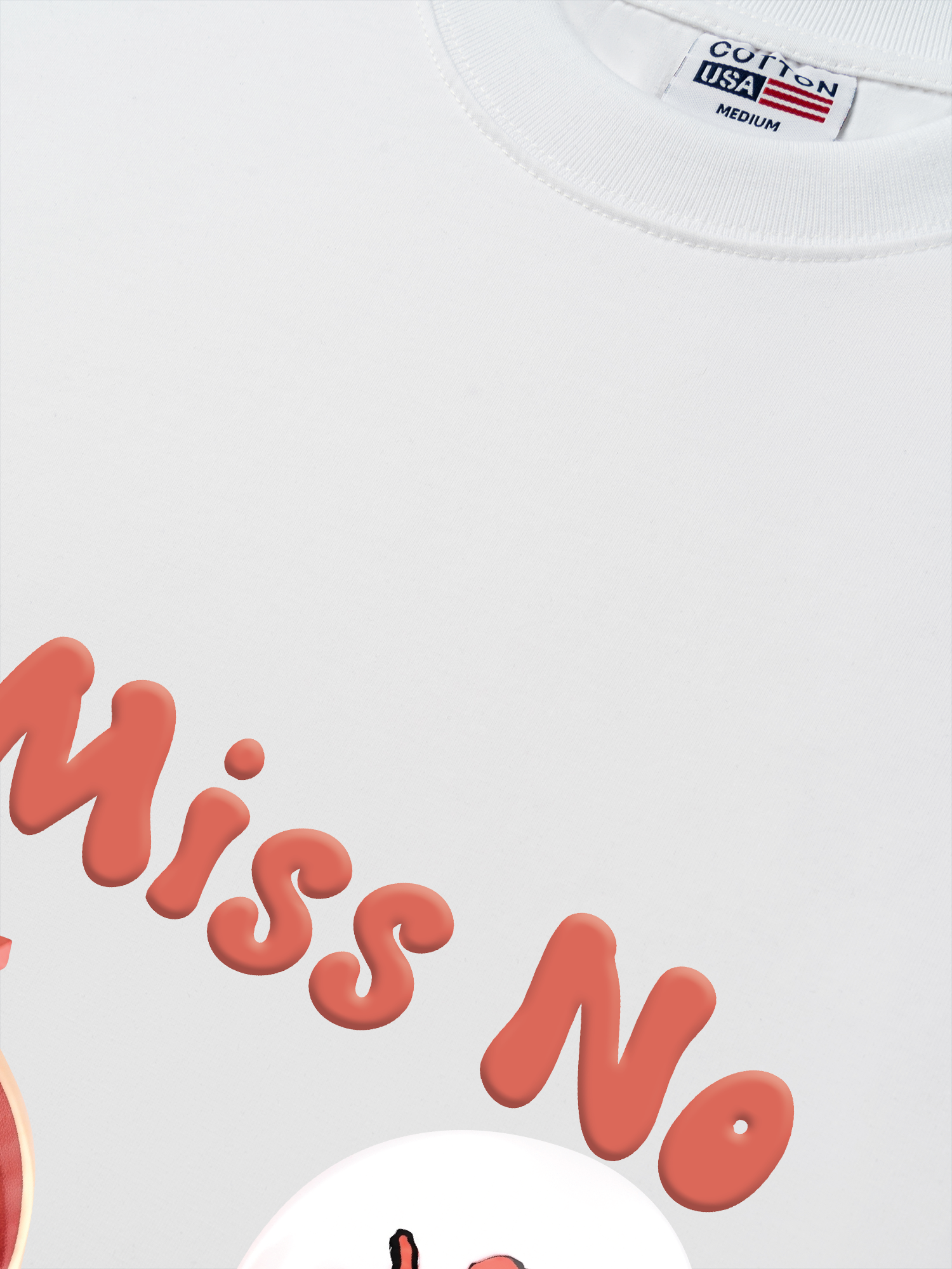 Áo Thun Relaxed Fit Cute Gang Miss No