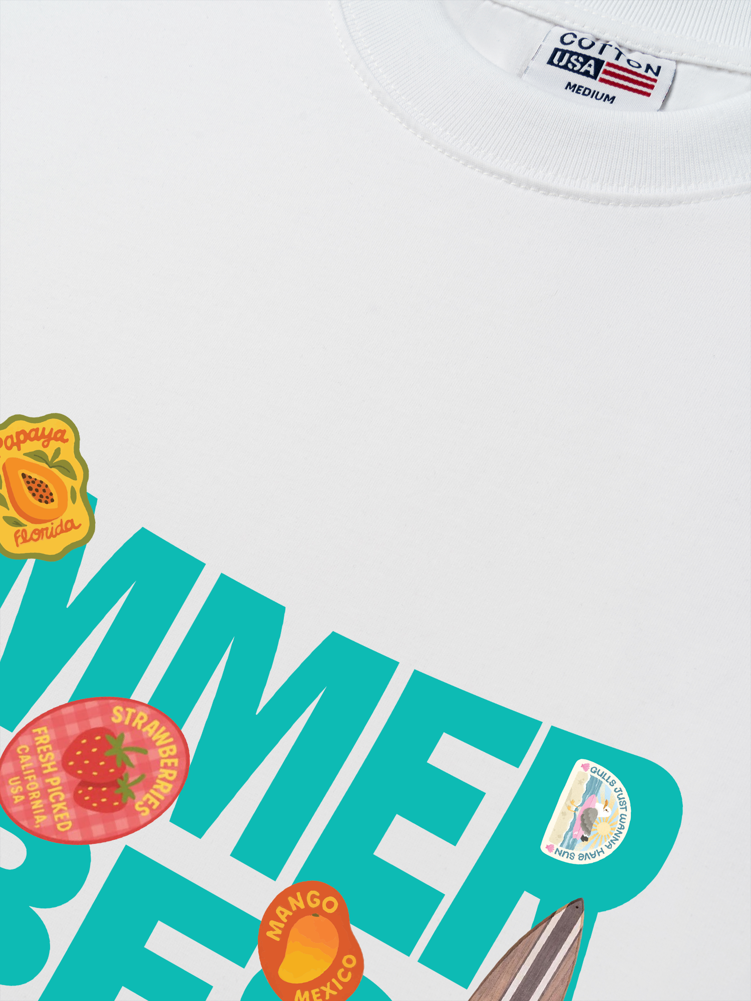 Áo Thun Relaxed Fit Tropical Summer Vibes