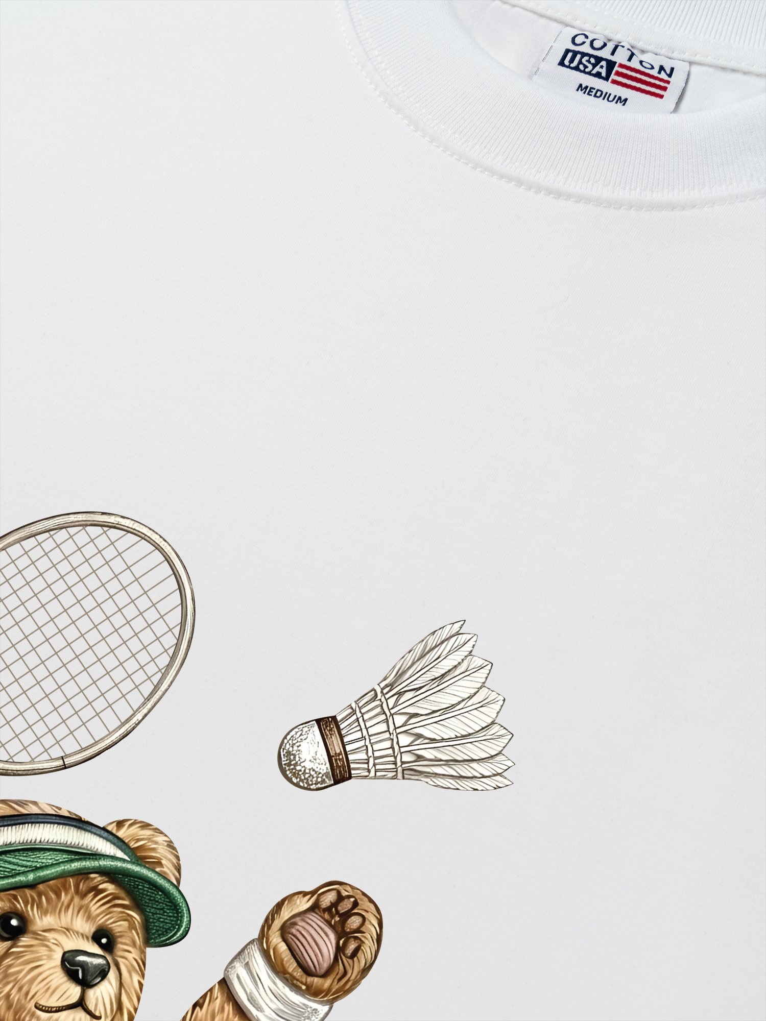 Áo Thun Relaxed Fit Badminton Teddy 88