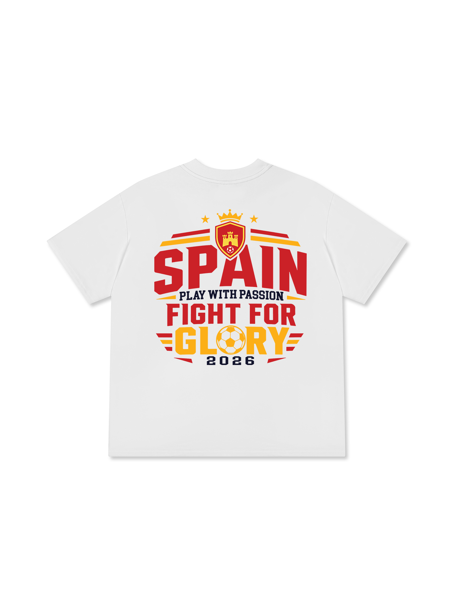 Áo Thun Relaxed Fit Soccer Spain Play With Pasion