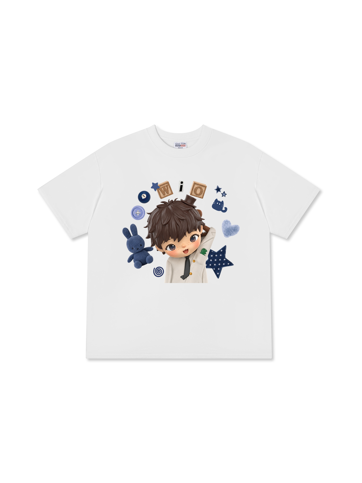 Áo Thun Relaxed Fit Cute Gang Wio