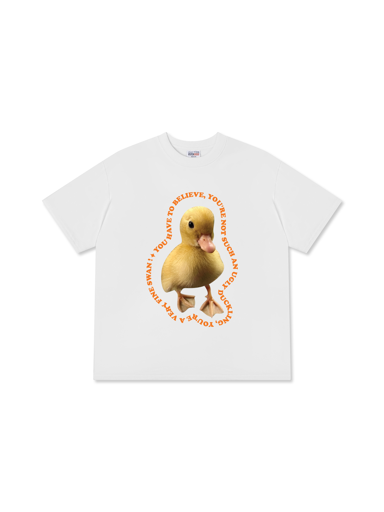 Áo Thun Relaxed Fit Farm Baby Yellow Duck