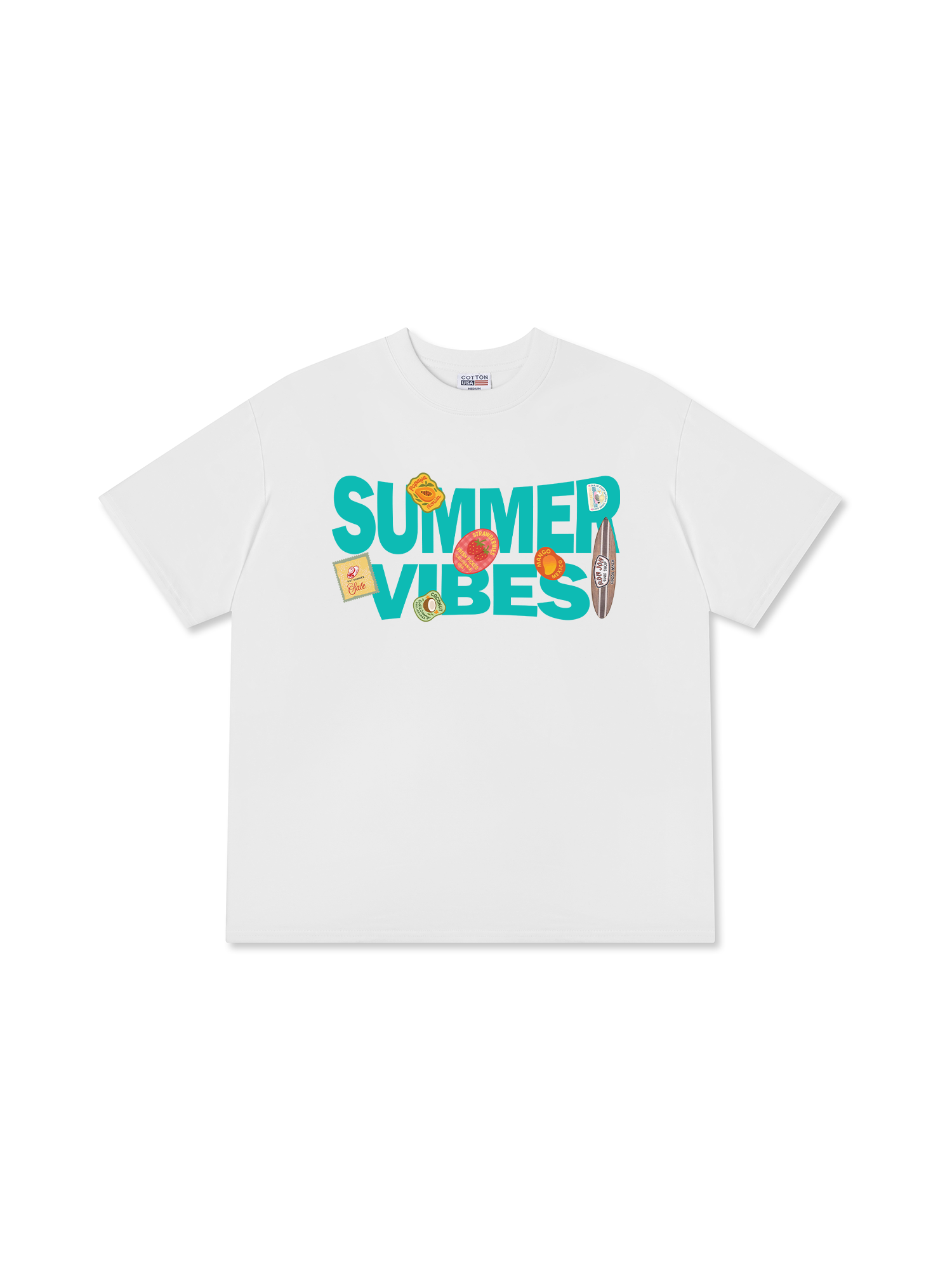Áo Thun Relaxed Fit Tropical Summer Vibes