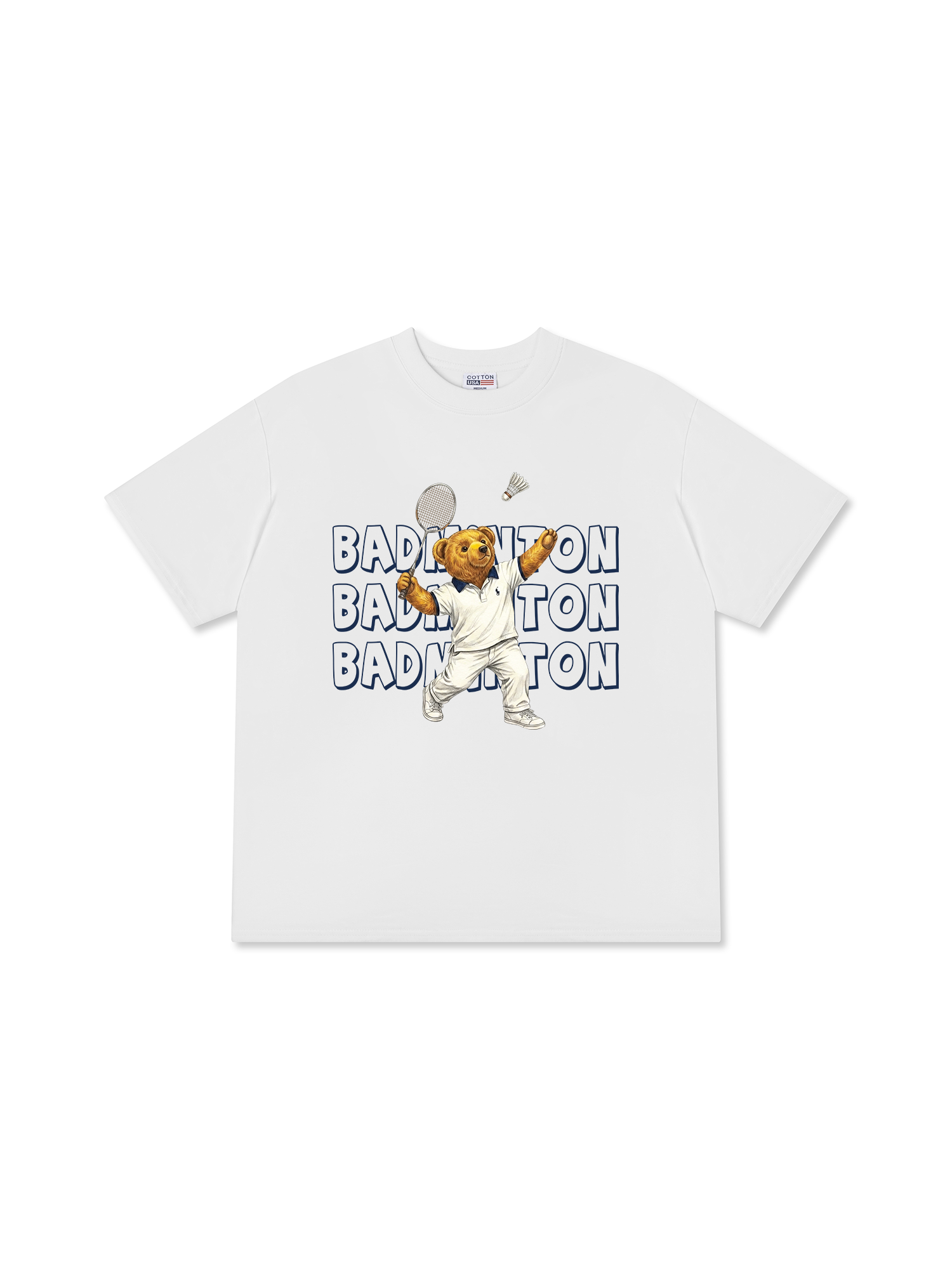 Áo Thun Relaxed Fit Badminton Teddy