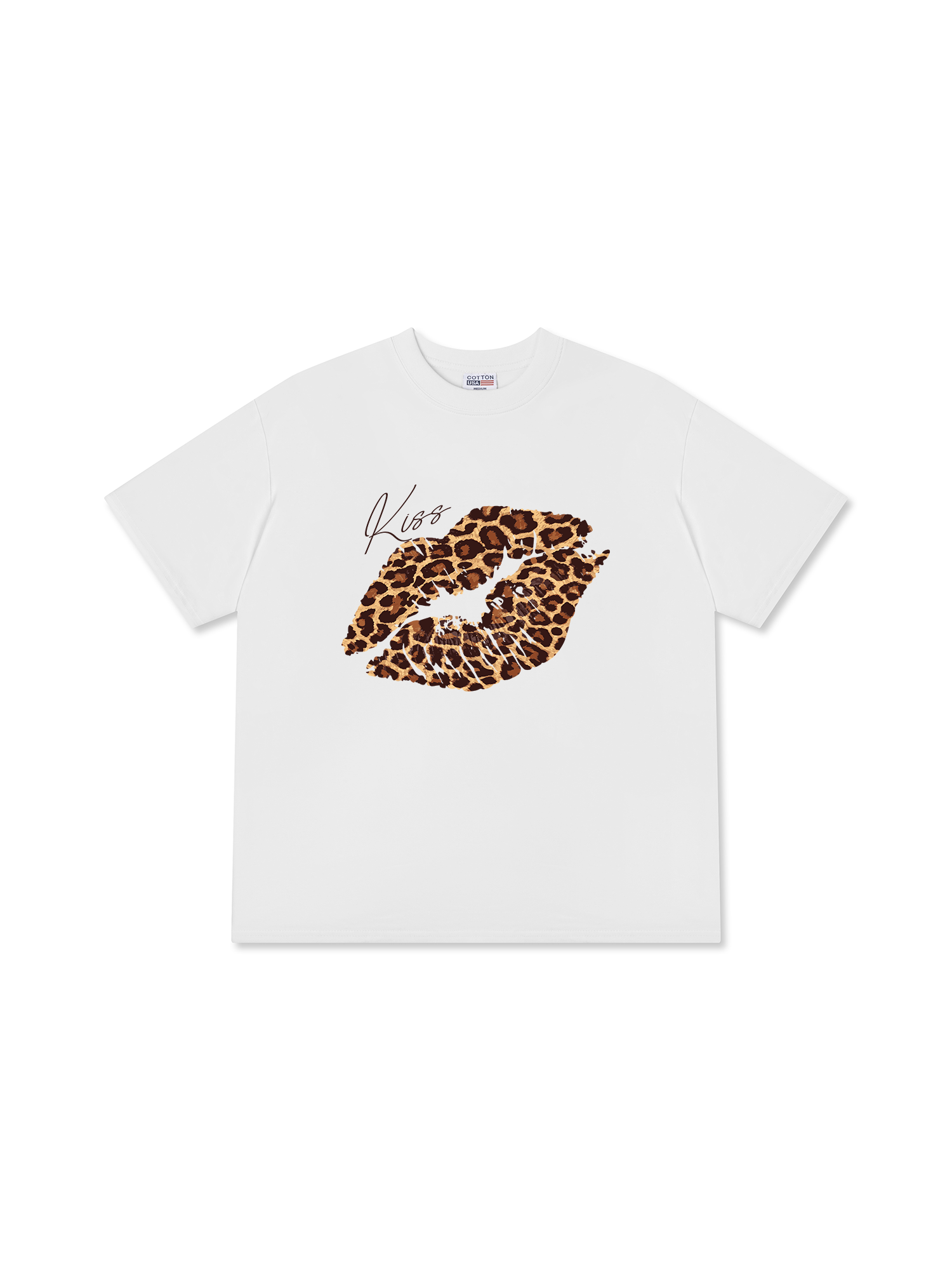 Áo Thun Relaxed Fit Urban Leopard Kiss Lip