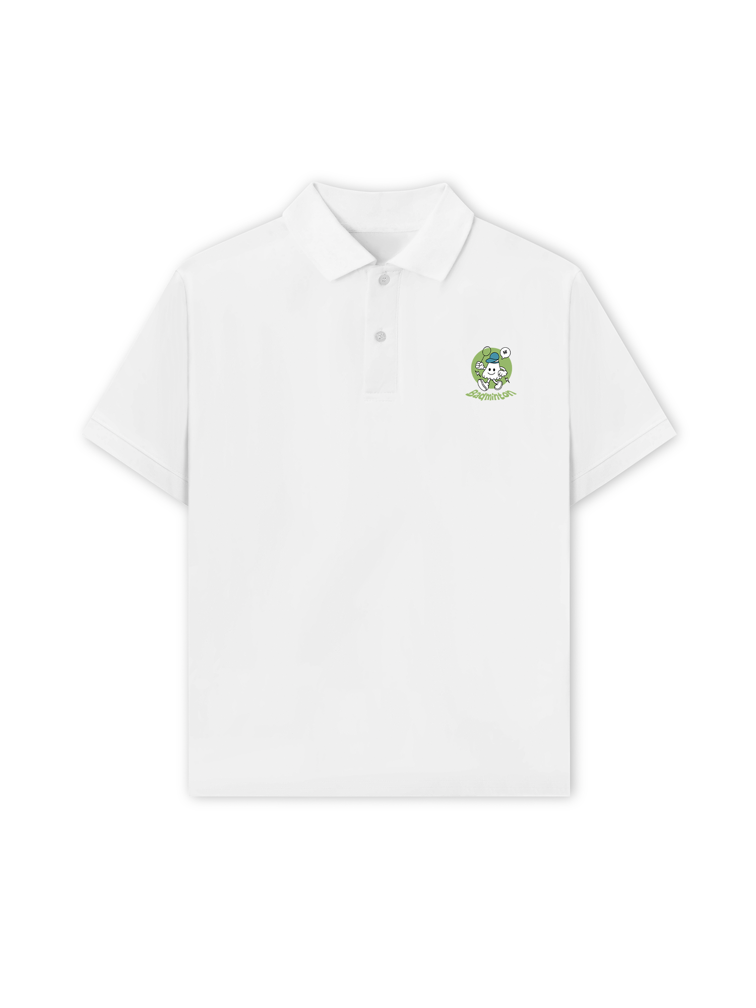 Áo Polo Relaxed Fit Badminton Cartoon