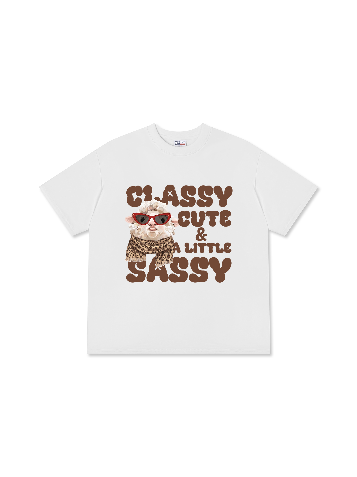 Áo Thun Relaxed Fit Farm Classy, Cute & A Little Sassy