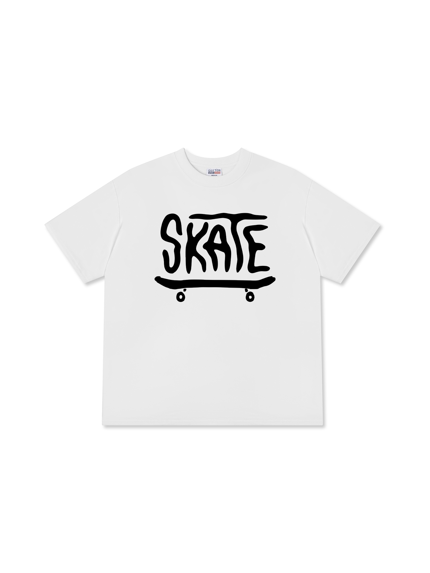 Áo Thun Relaxed Fit Wavy Skate