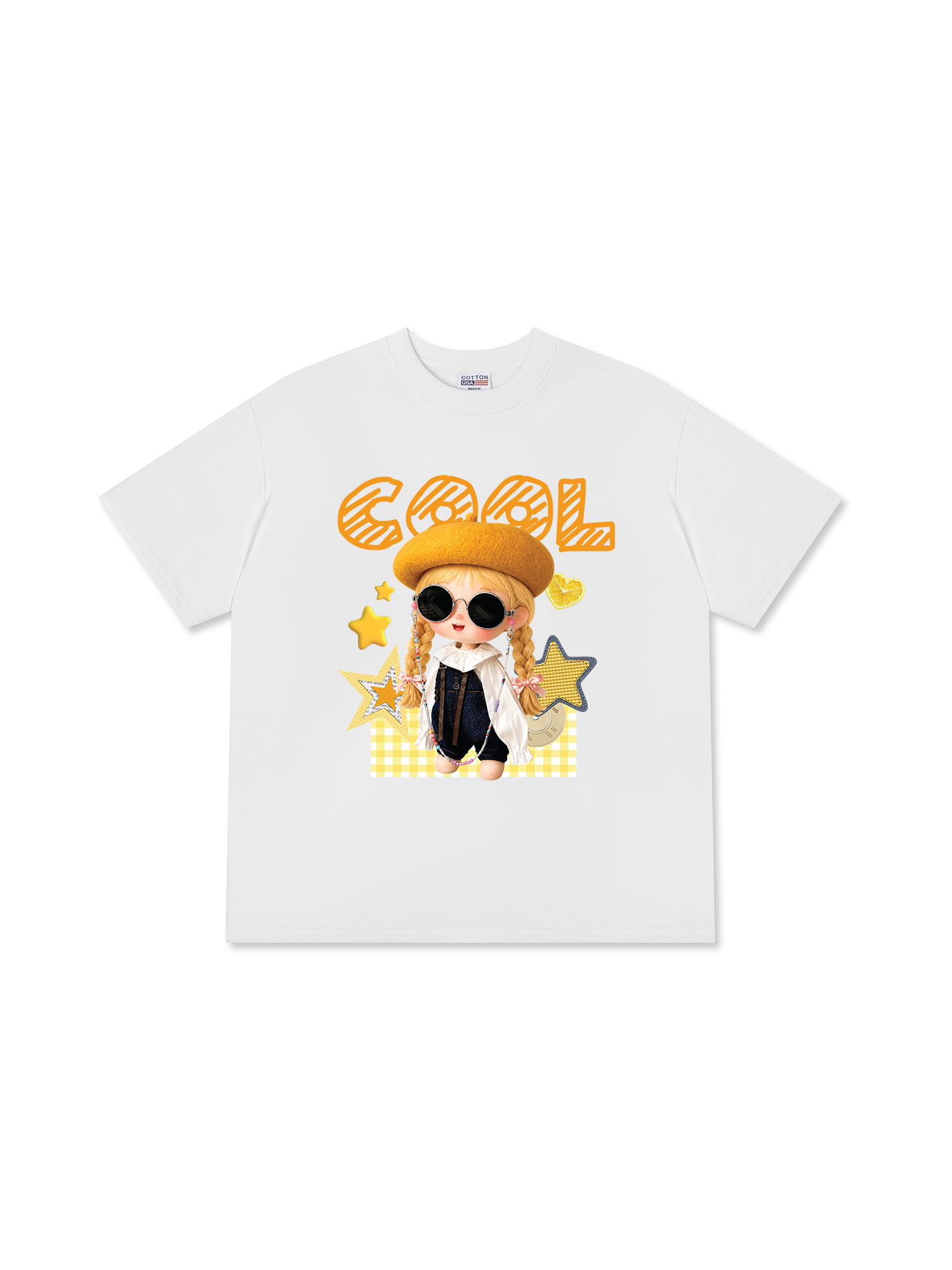 Áo Thun Relaxed Fit Cute Gang Cool
