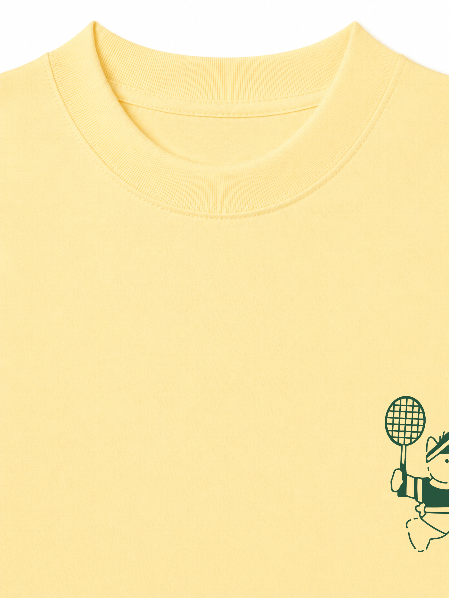 Áo Thun Relaxed Fit Badminton Club Green