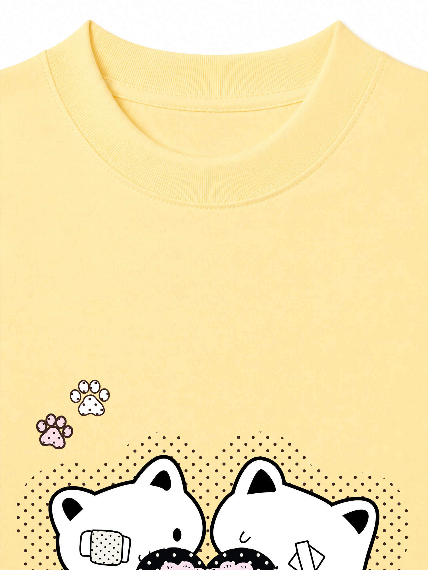 Áo Thun Relaxed Fit Dotty Mood Starlight Kitty Care PT0090PT
