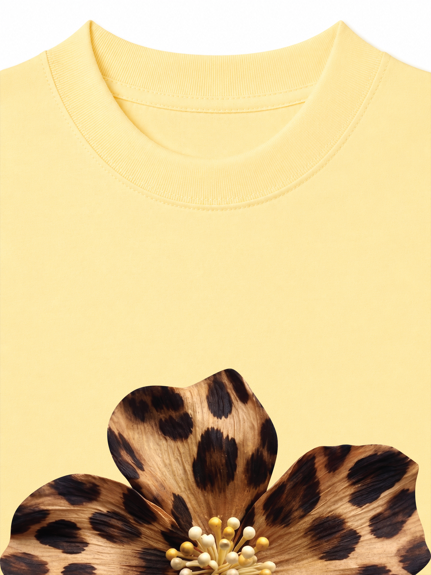 Áo Thun Relaxed Fit Urban Leopard Safari Spotted Petals