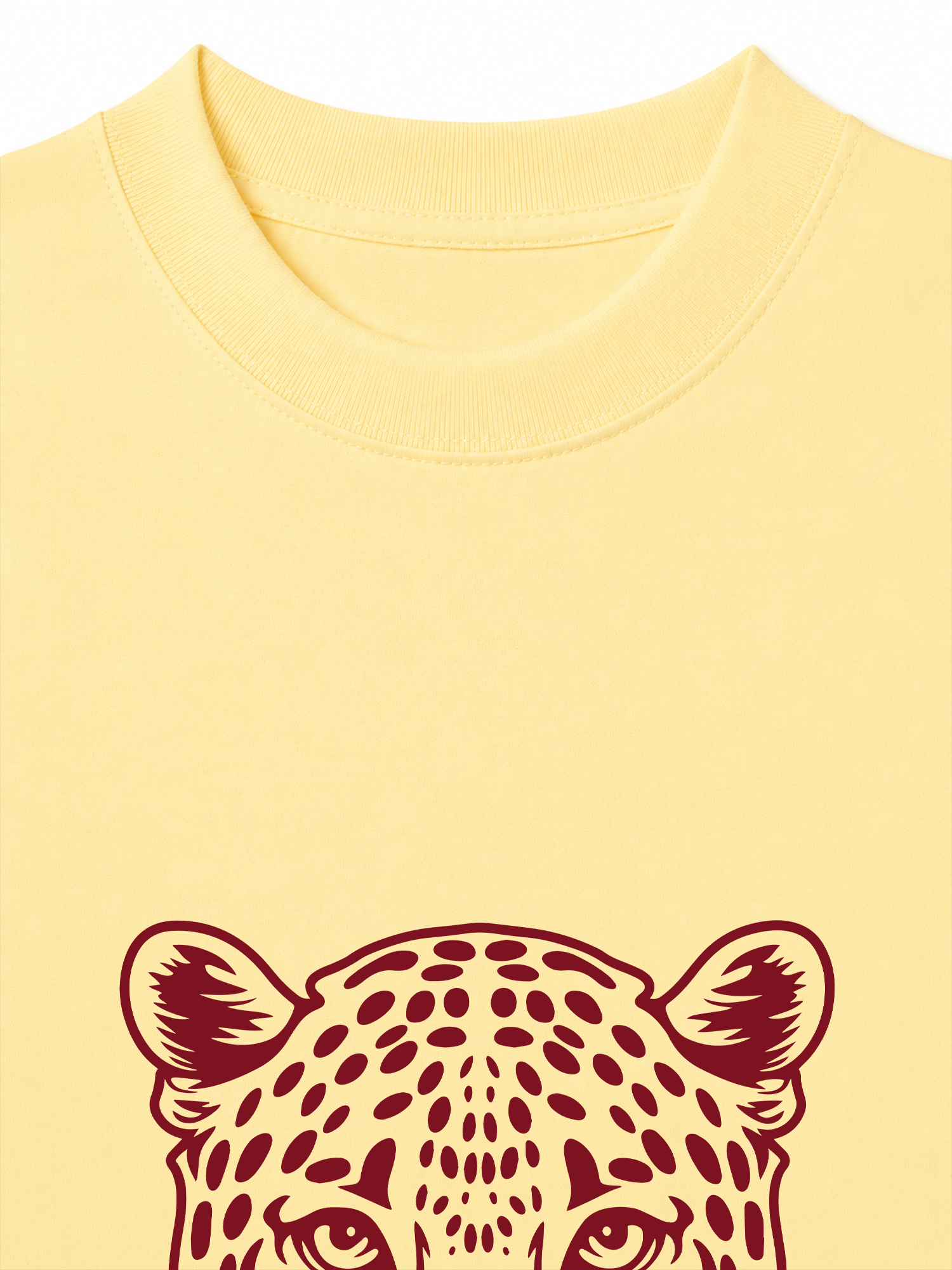 Áo Thun Relaxed Fit Urban Leopard Feline Face
