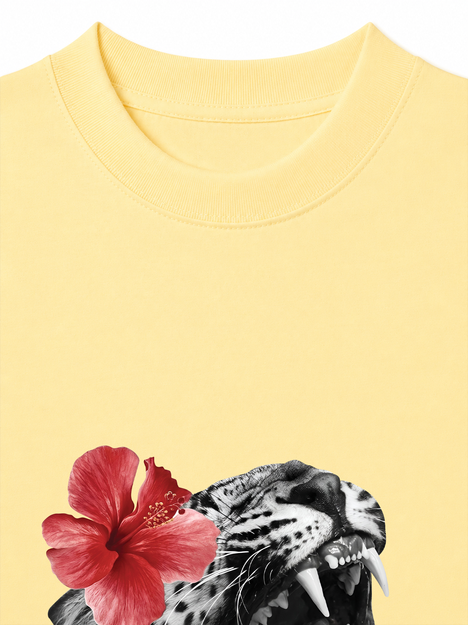 Áo Thun Relaxed Fit Urban Leopard Roar Flower