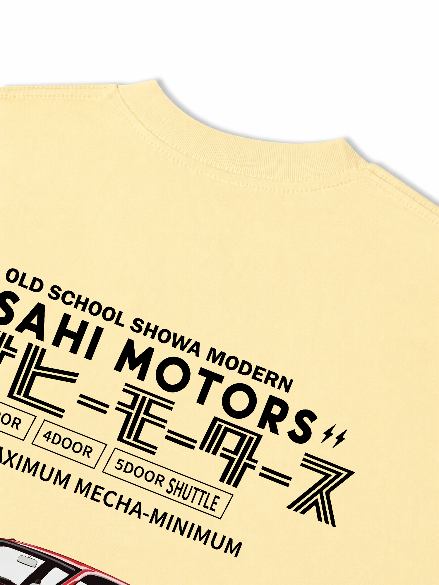 Áo Thun Relaxed Fit JDM Car Asahi Motors