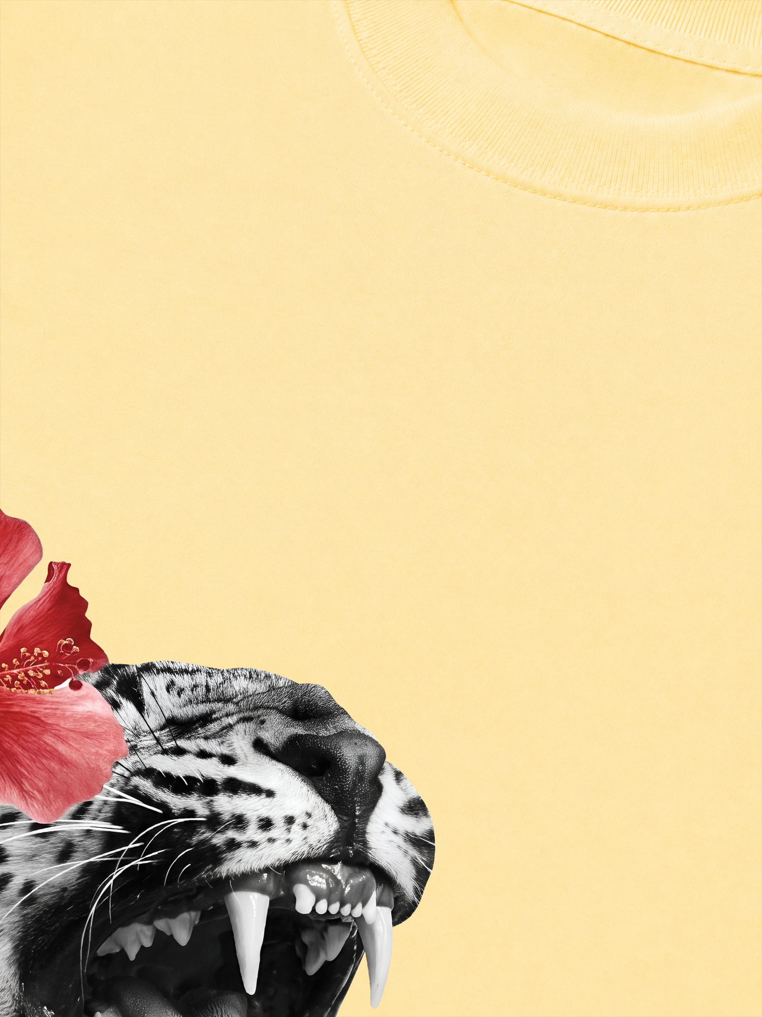 Áo Thun Relaxed Fit Urban Leopard Roar Flower