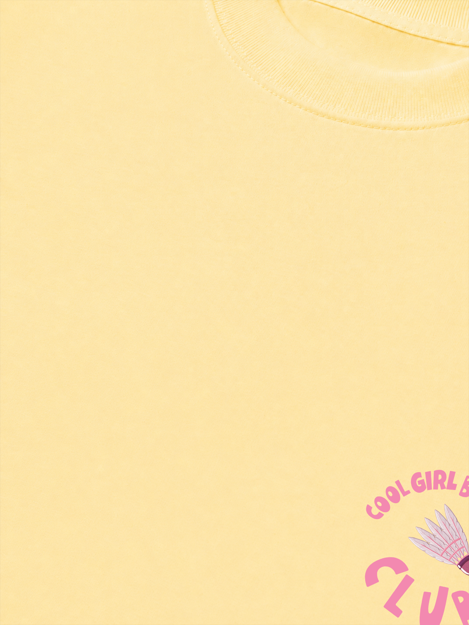 Áo Thun Relaxed Fit Badminton Cool Girl Club