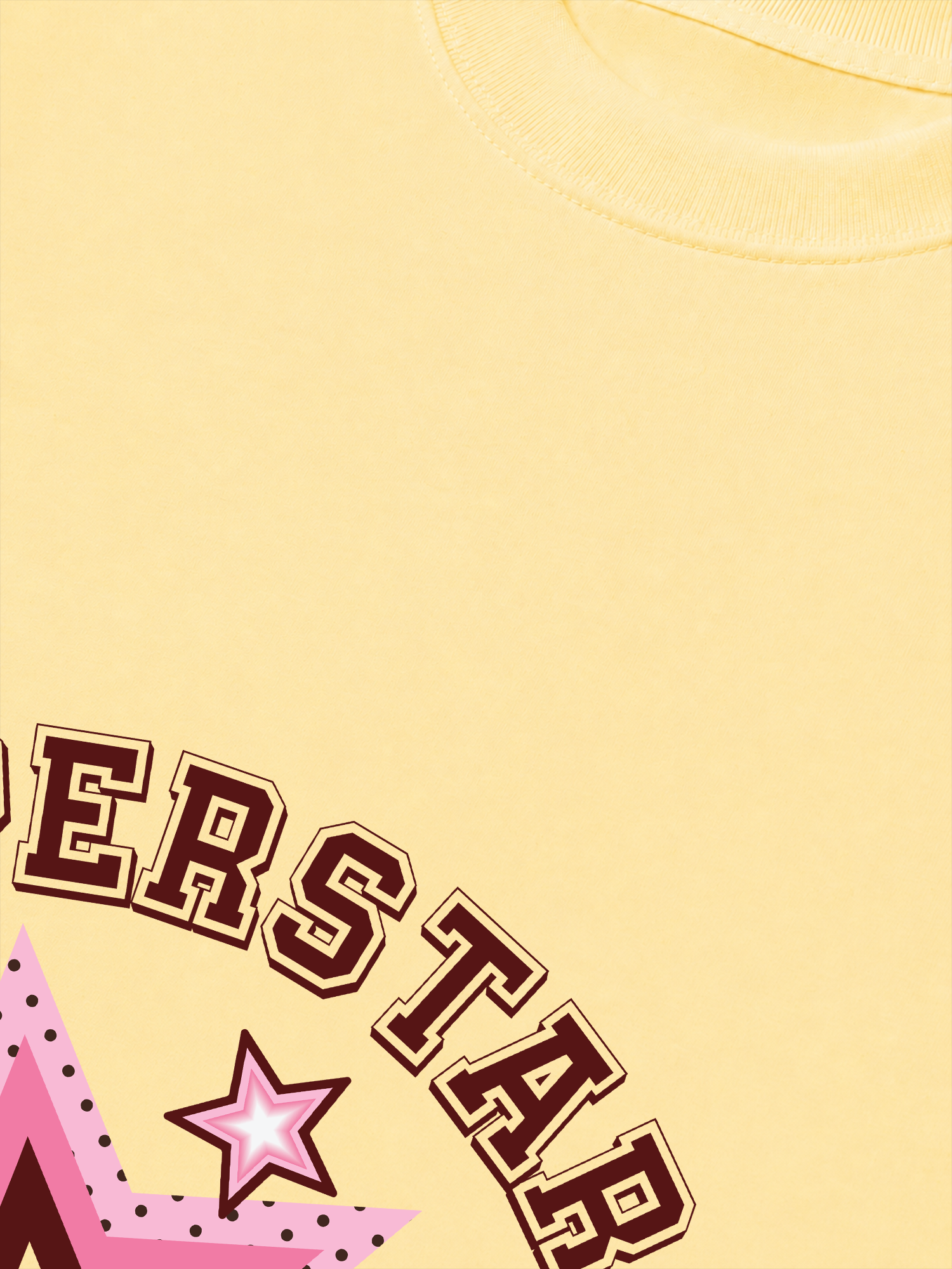 Áo Thun Relaxed Fit Dotty Mood Super Star