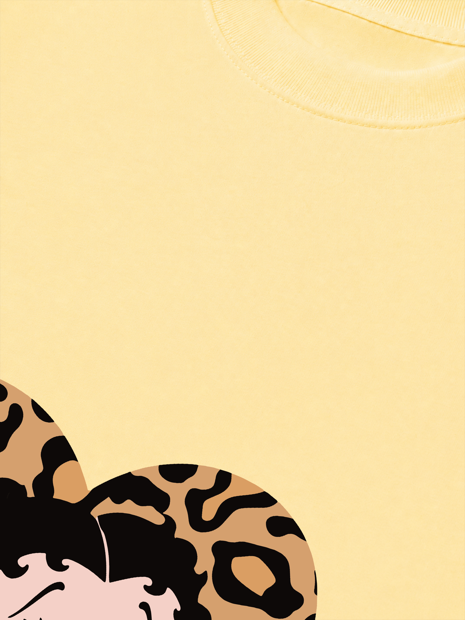 Áo Thun Relaxed Fit Urban Leopard Betty Cheetah Heart
