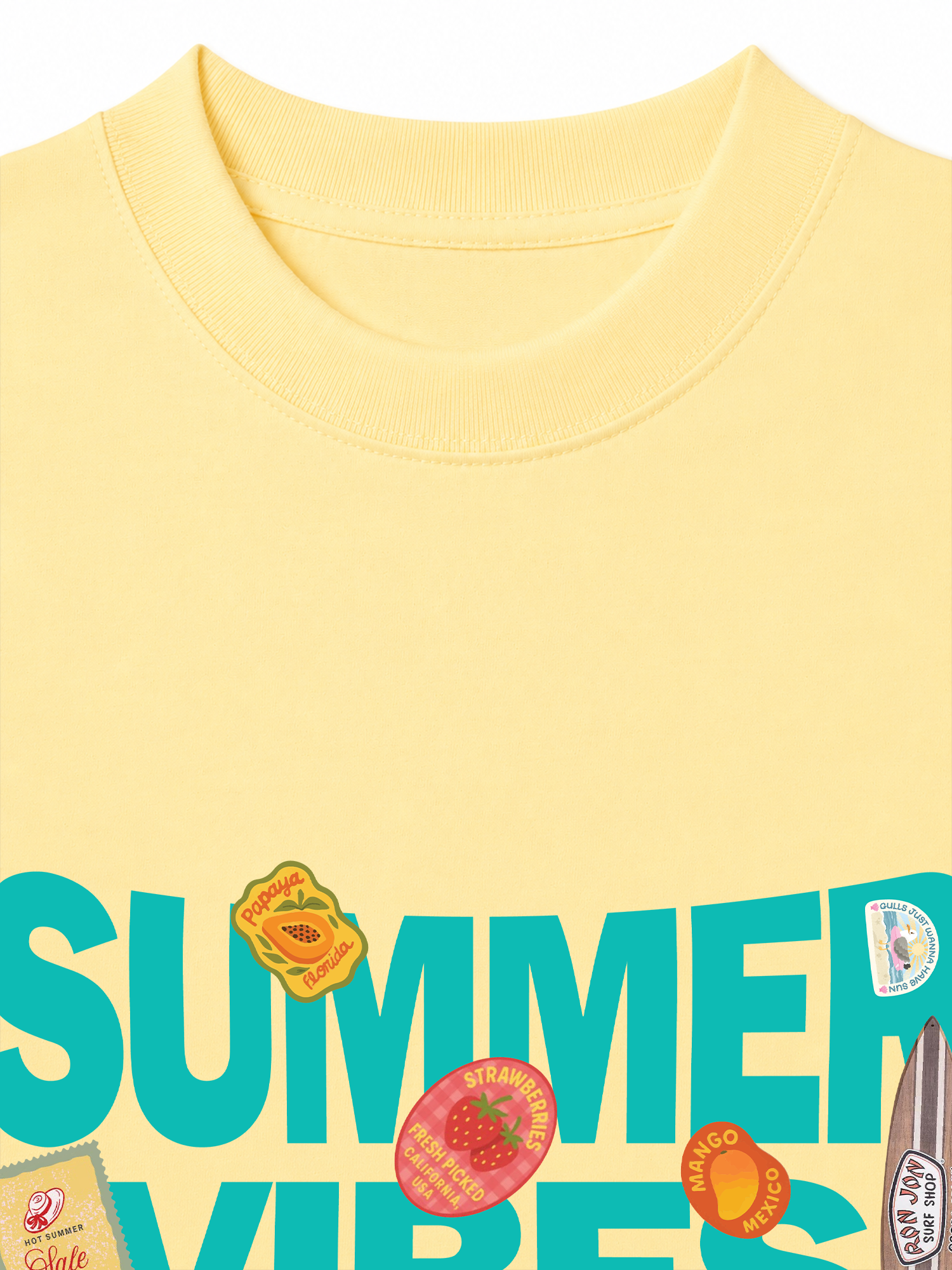 Áo Thun Relaxed Fit Tropical Summer Vibes
