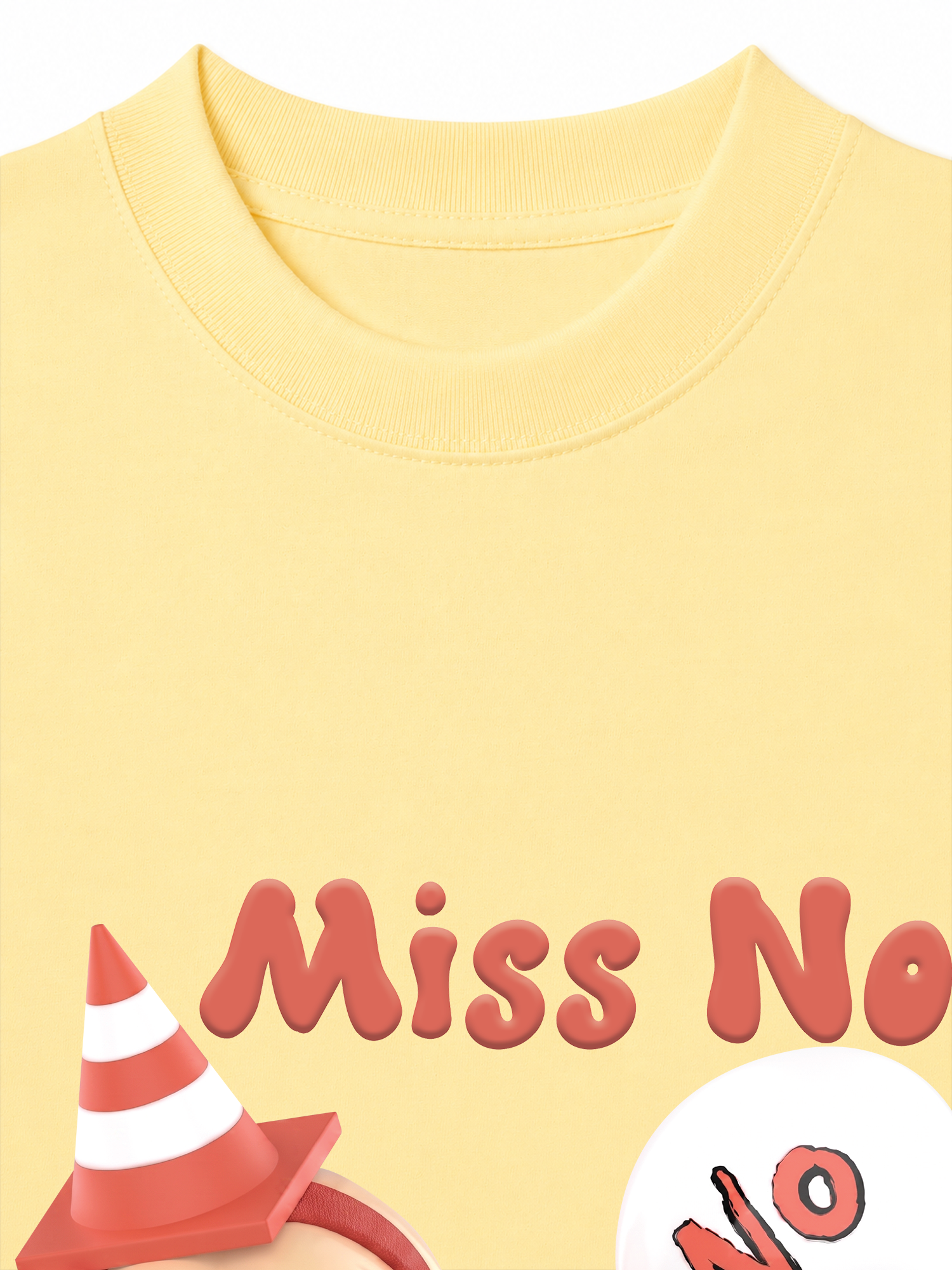 Áo Thun Relaxed Fit Cute Gang Miss No
