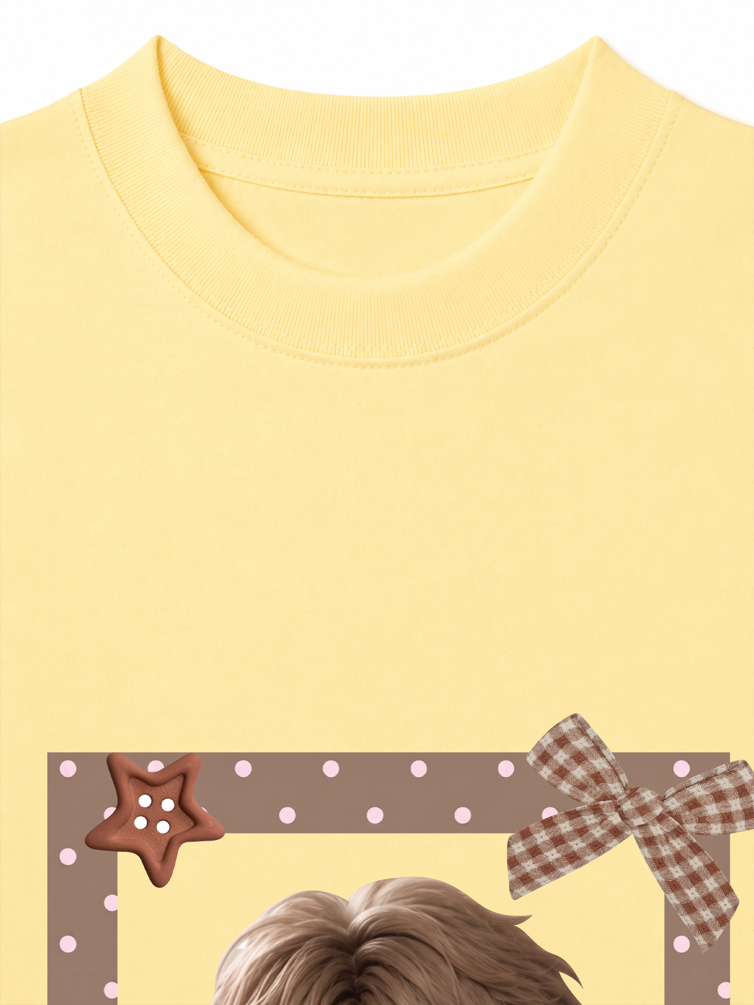 Áo Thun Relaxed Fit Cute Gang Coffee Chibi