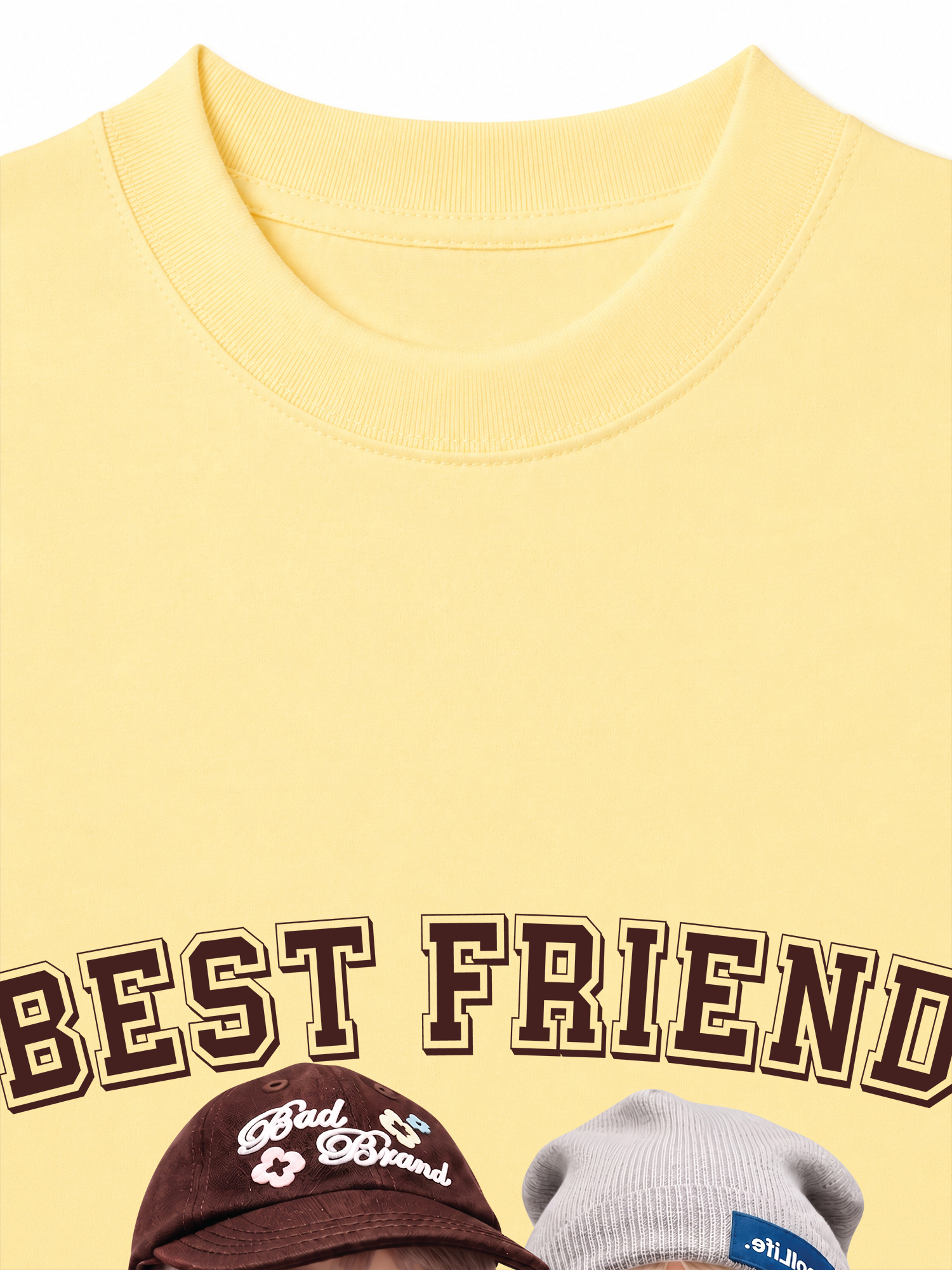 Áo Thun Relaxed Fit Cute Gang Best Friend