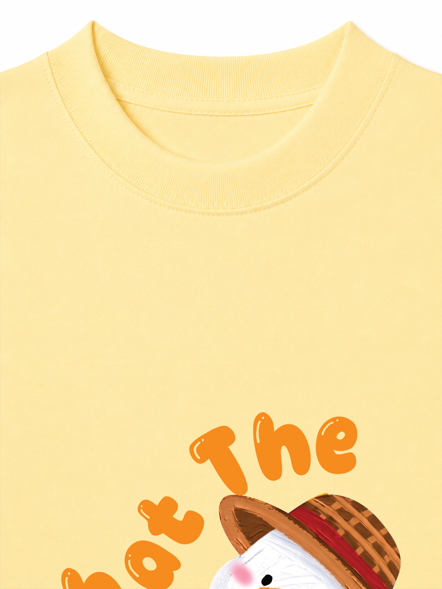 Áo Thun Relaxed Fit Farm What The Duck Orange