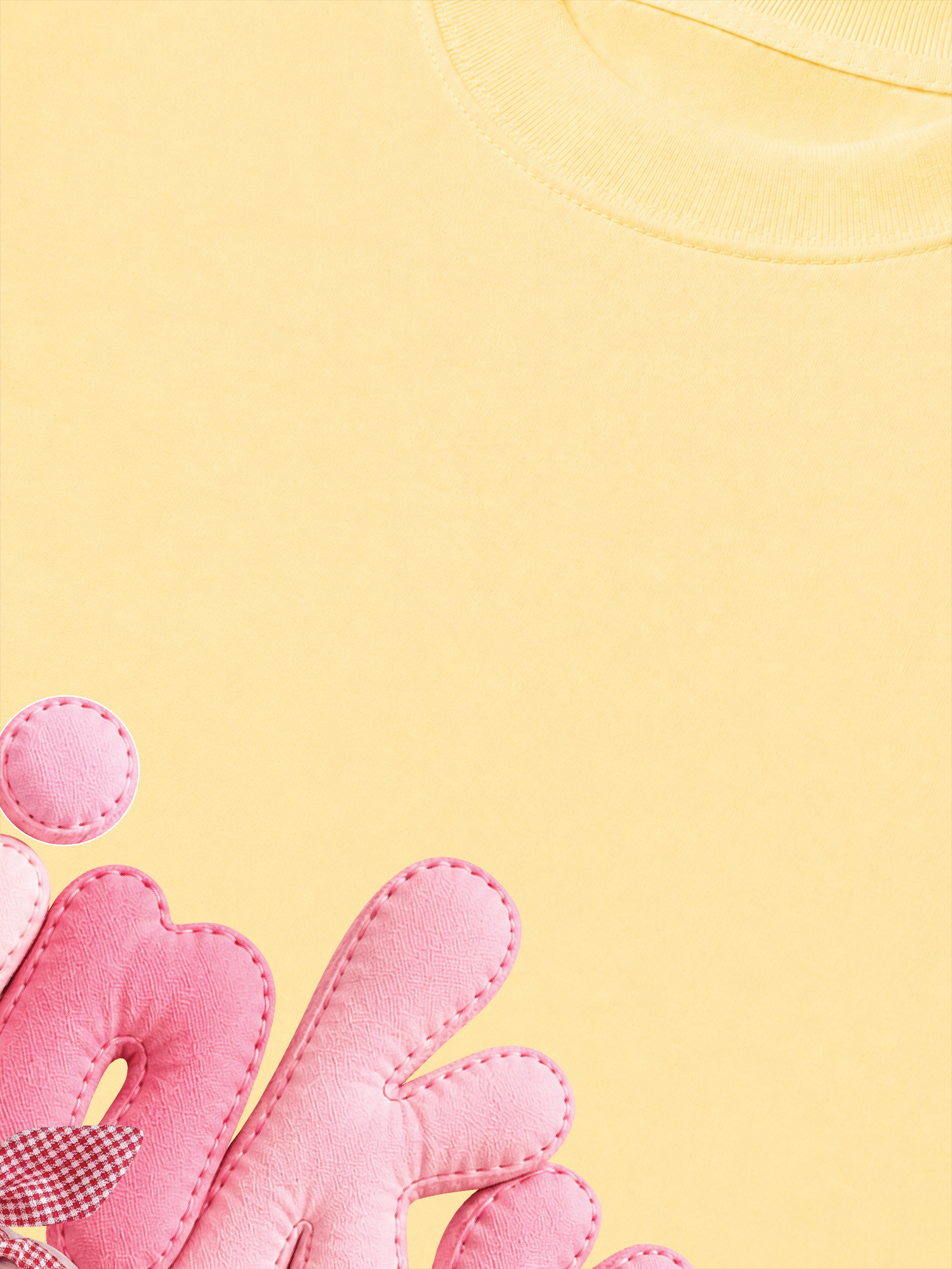 Áo Thun Relaxed Fit Cute Gang Pinky Girl