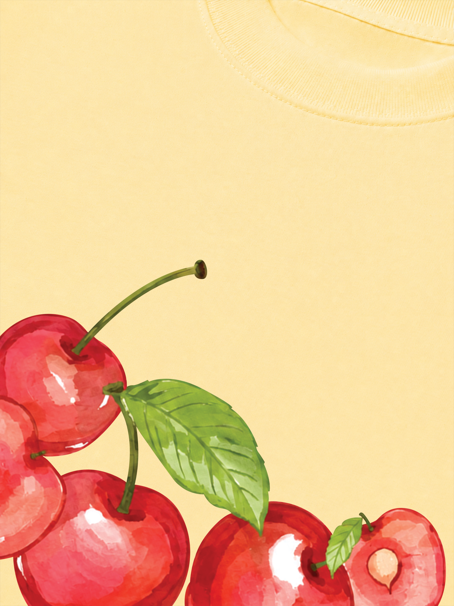 Áo Thun Relaxed Fit Tropical Cherry Sweet Fruit