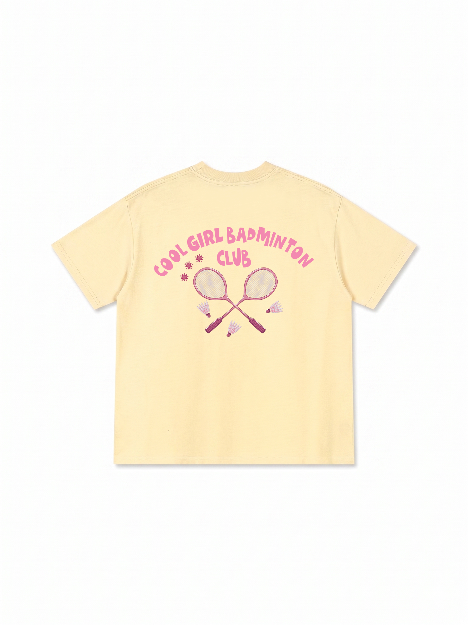 Áo Thun Relaxed Fit Badminton Cool Girl Club