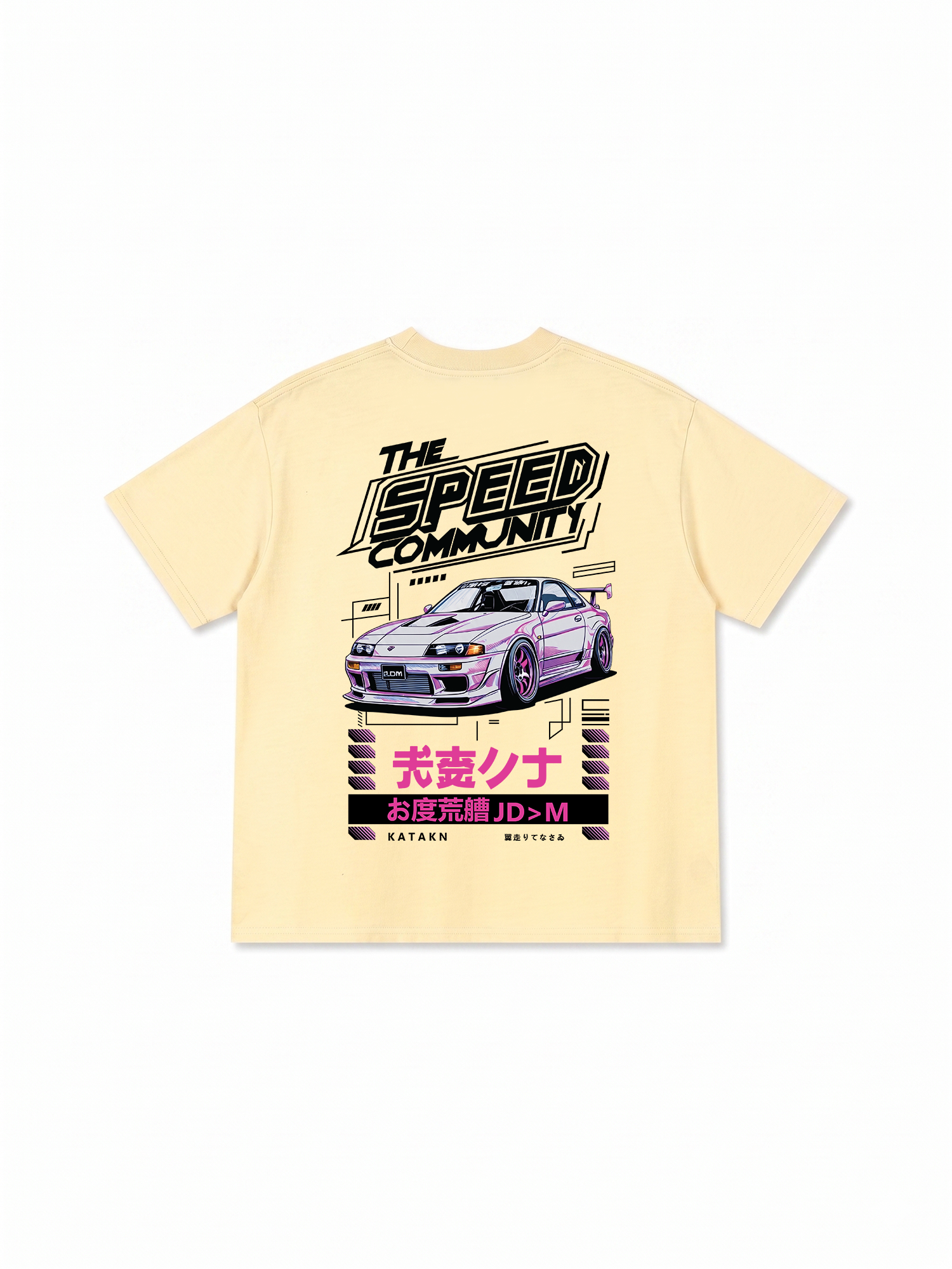 Áo Thun Relaxed Fit JDM Car Speed Community Cyber Tuner