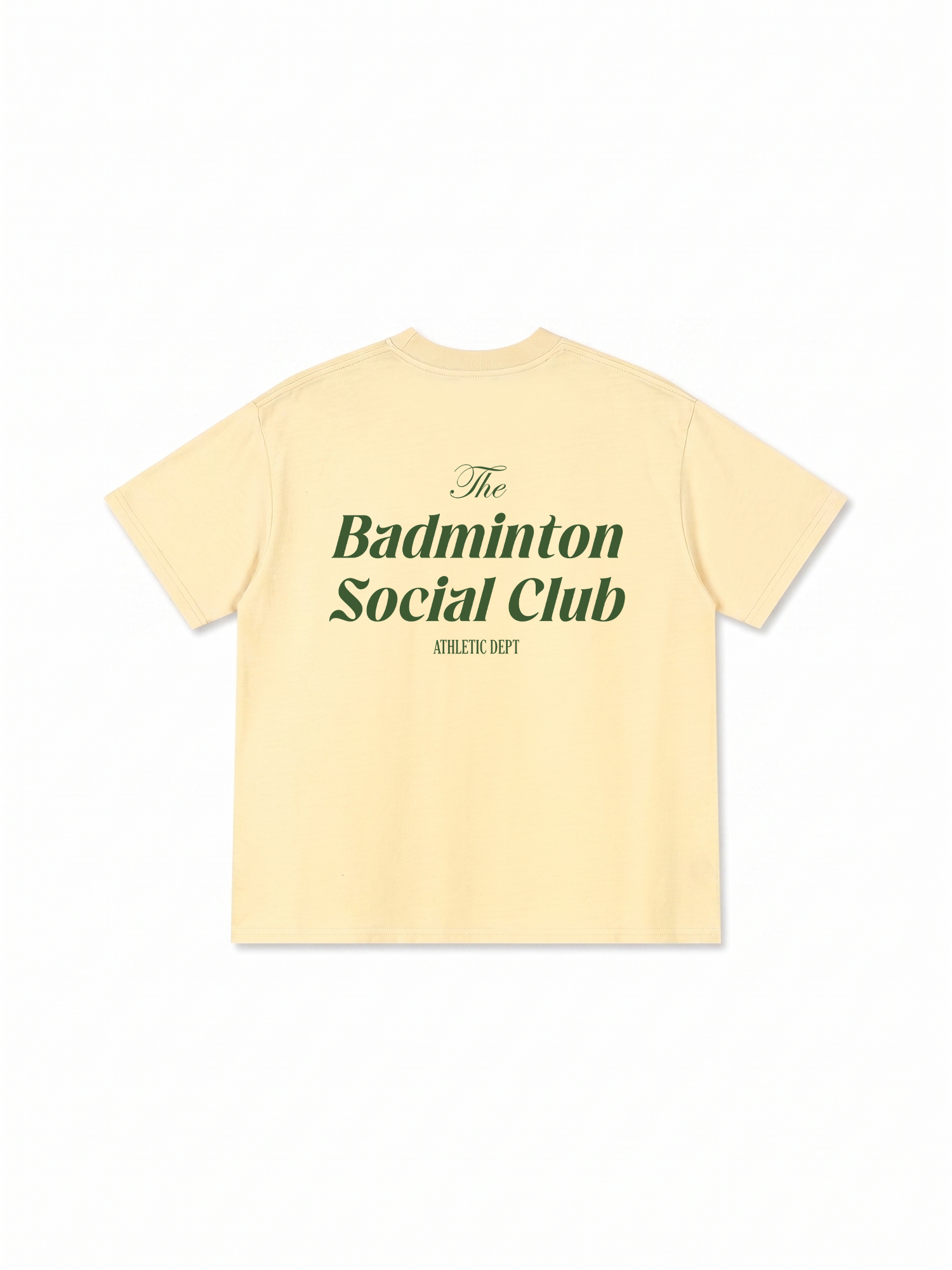 Áo Thun Relaxed Fit Badminton Social Club Athletic Dept