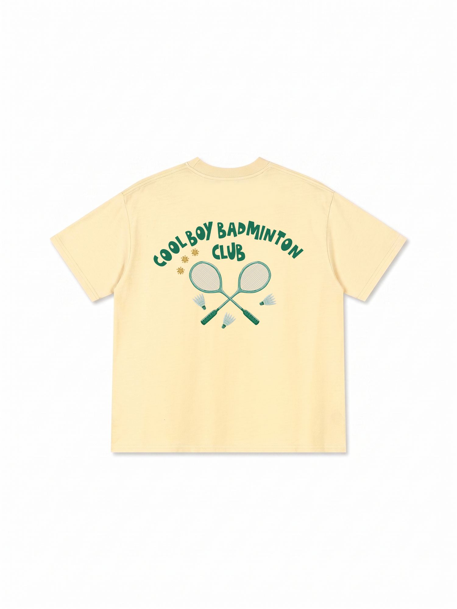Áo Thun Relaxed Fit Badminton Cool Boy Club