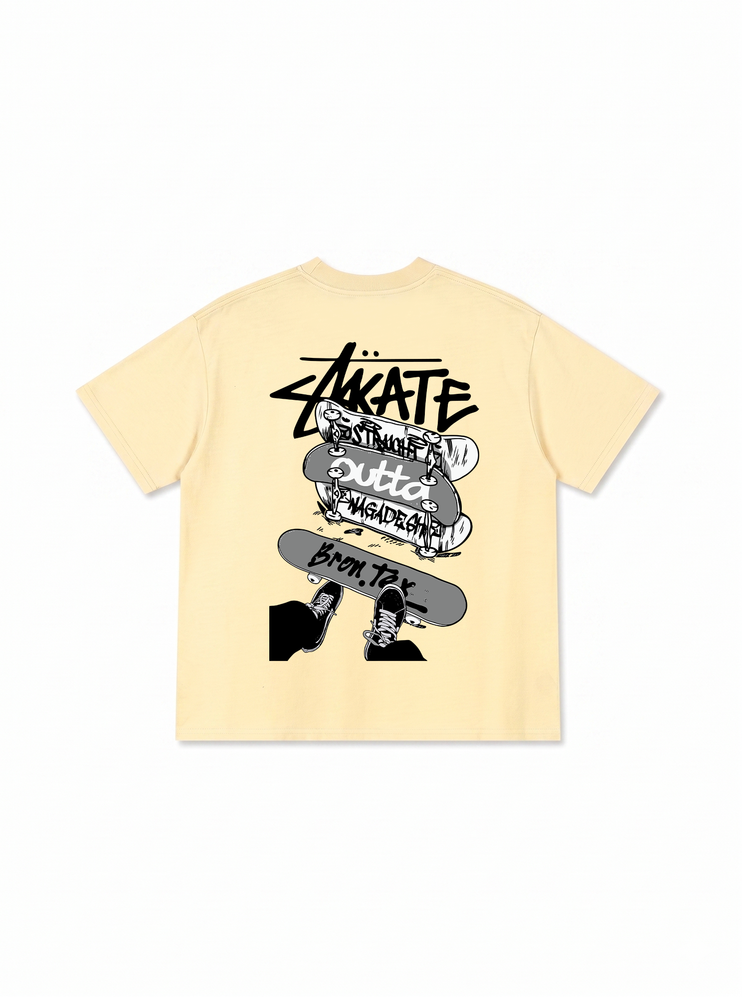 Áo Thun Relaxed Fit Skate Stack